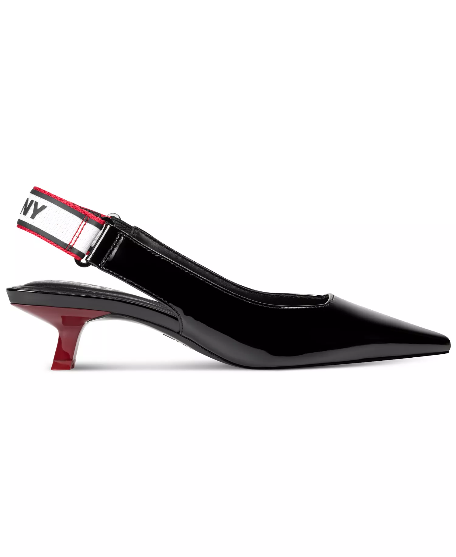 Women's Nolene Slingback Pumps - Black/Ruby - 6.5M