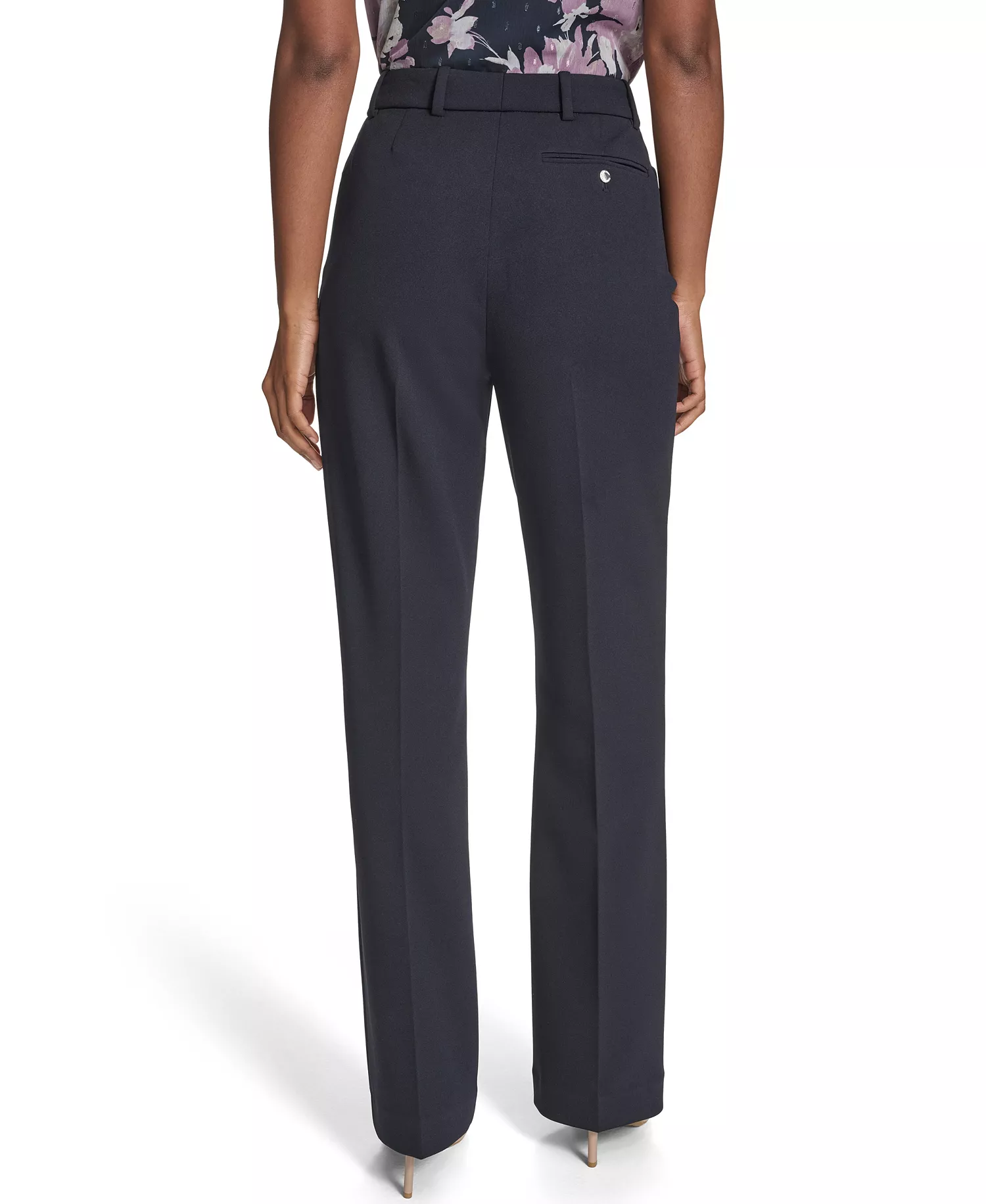Women's Petite Modern Fit High-Rise Pants - Navy - 6P