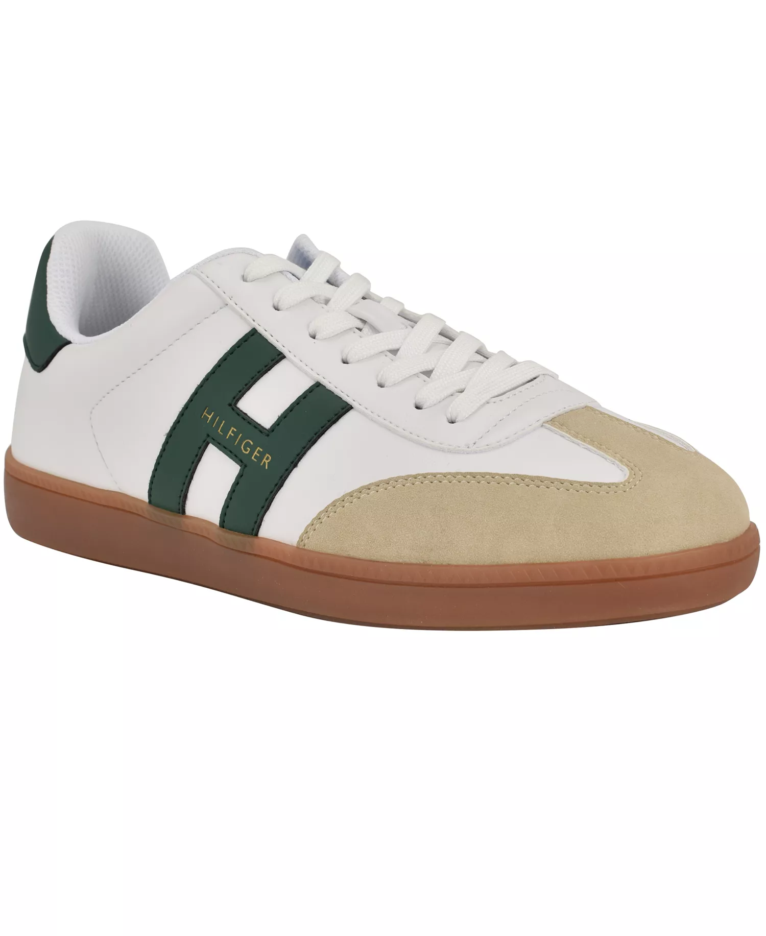 Men's Berge T-Toe Casual Sneakers - Light natural, Hunter green multi - 10.5M