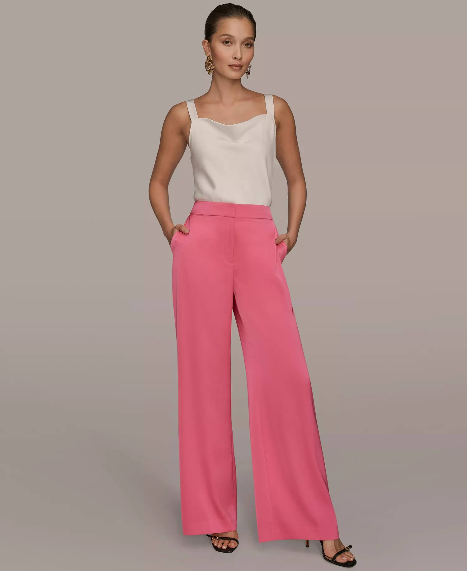 Women's Wide-Leg Trousers - Bimini - 0