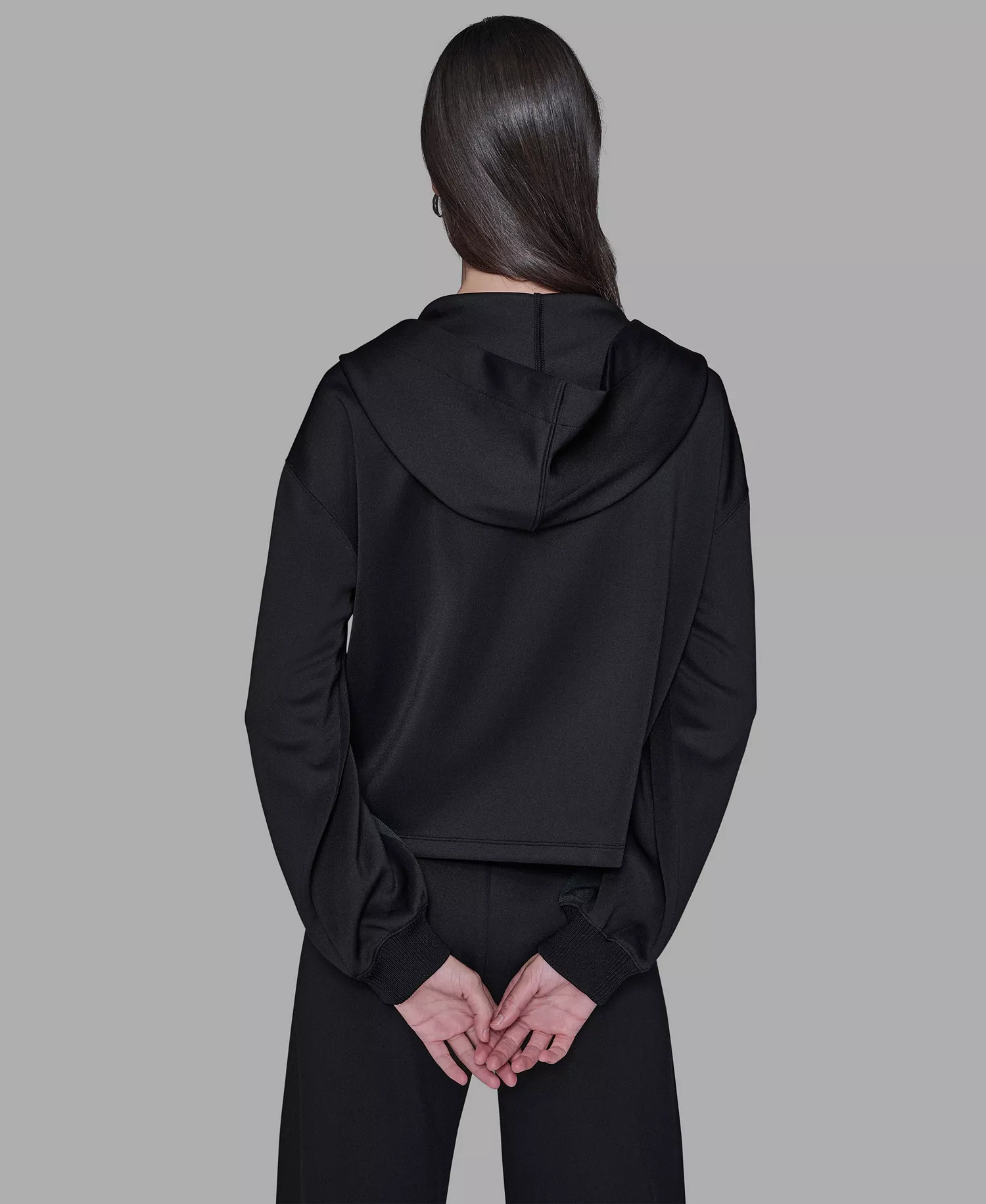 Women's Logo Detail Jacket - Black - L