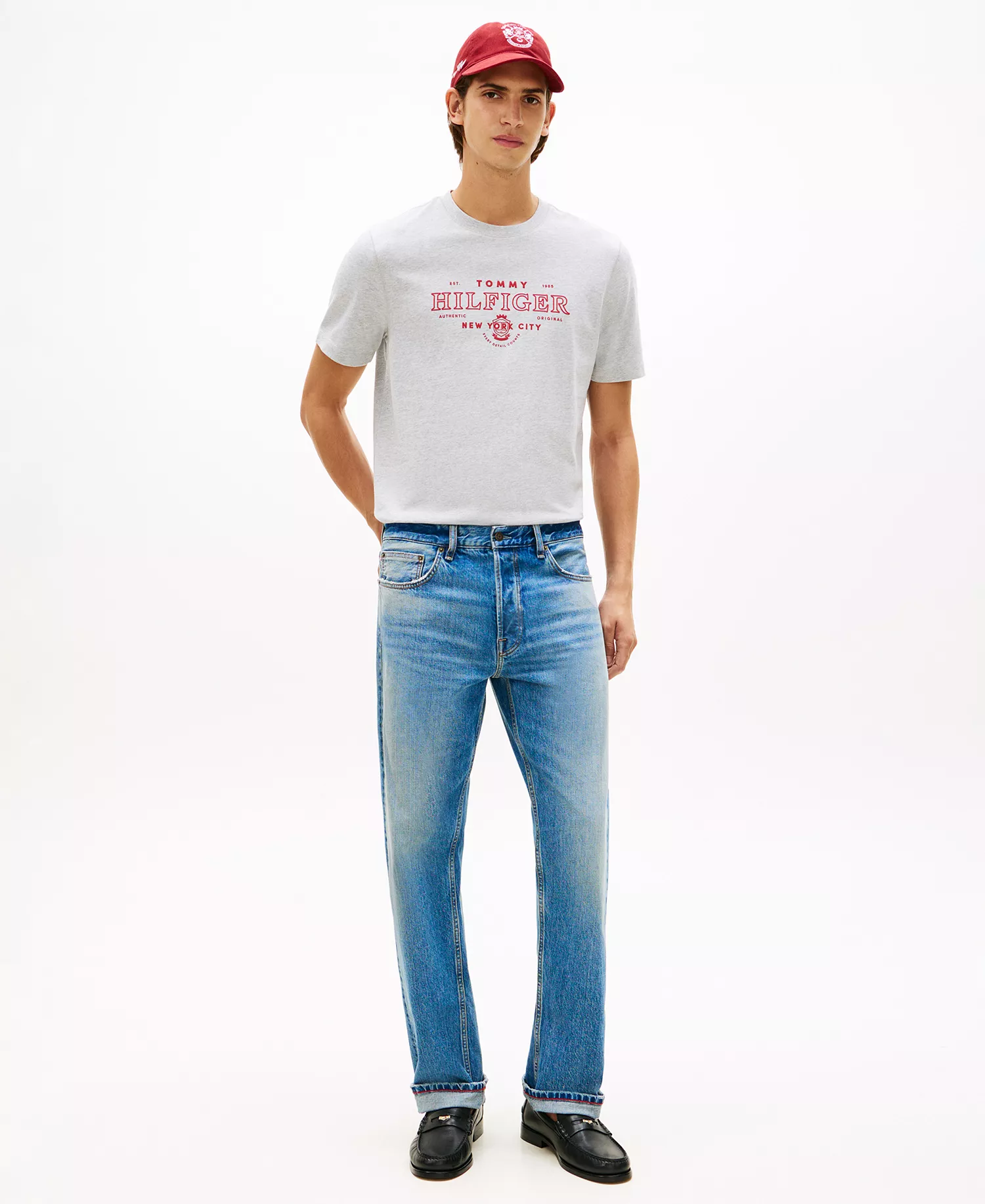 Men's Heritage Graphic Crewneck T-Shirt - Light Gray Heather - L