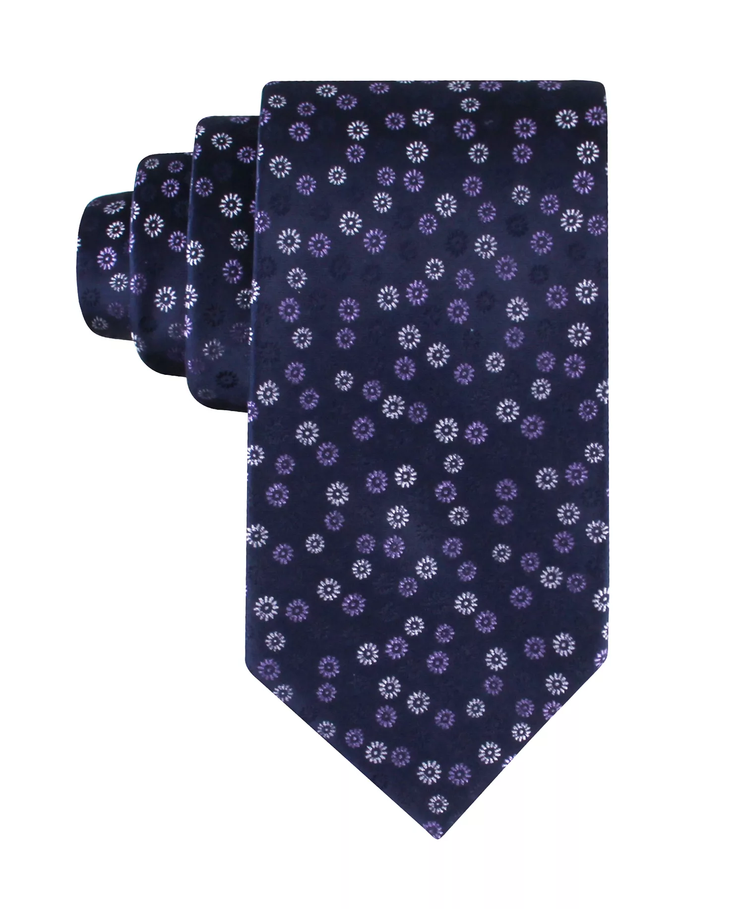 Men's Nadia Floral Tie - Dark blue - ONE SIZE