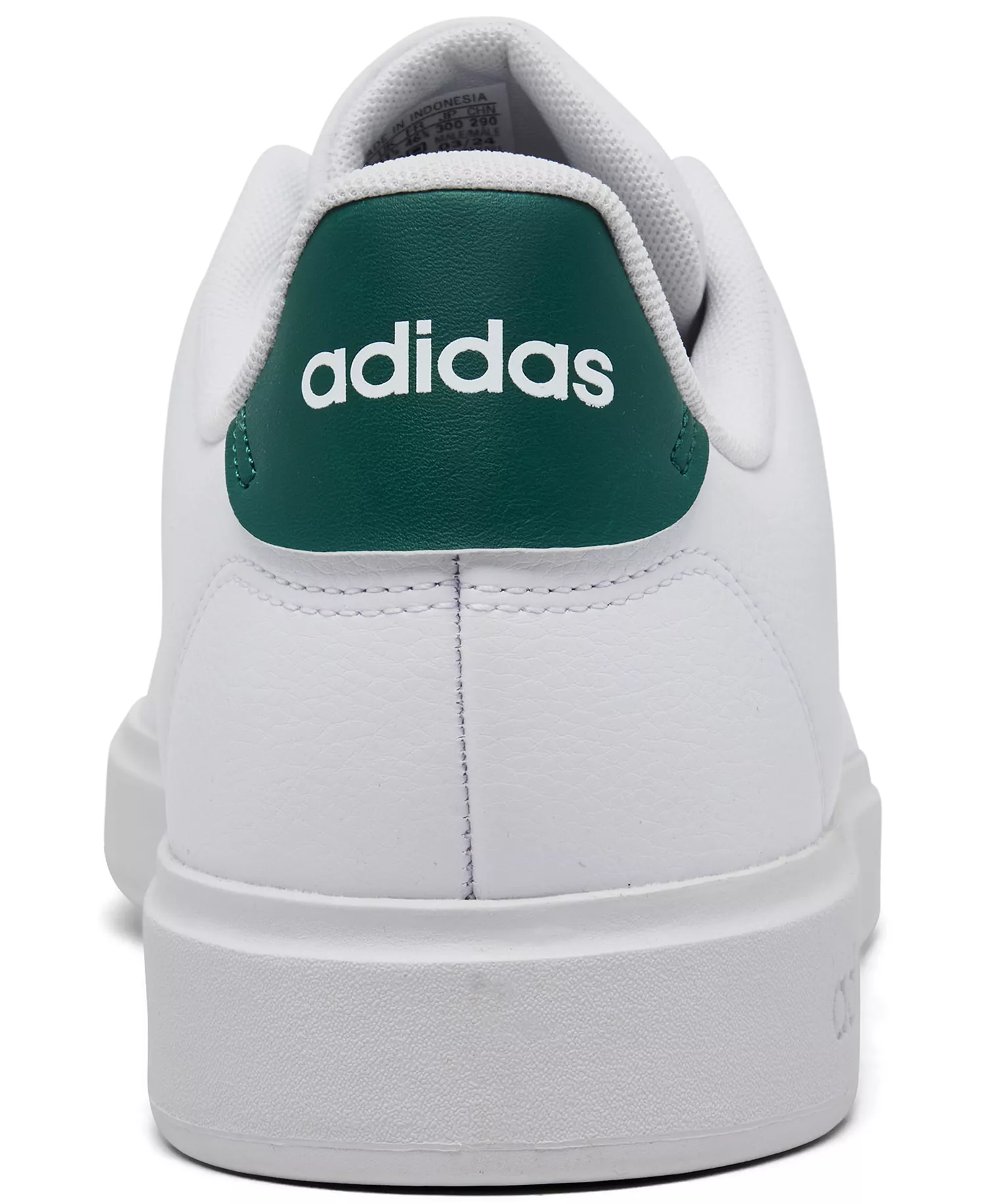 Men's Advantage 2.0 Casual Tennis Sneakers from Finish Line - White/Green - 13
