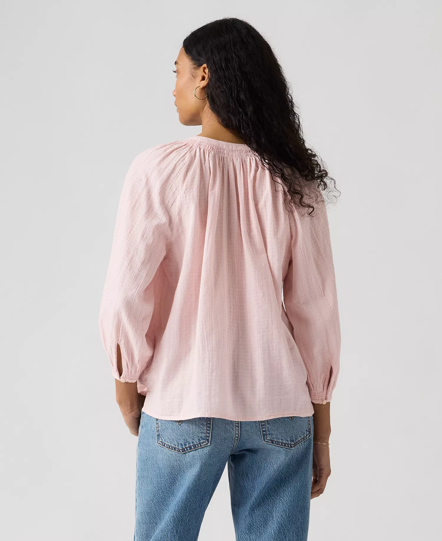 Women's Phoebe V-Neck Top - Crystal Pink - L