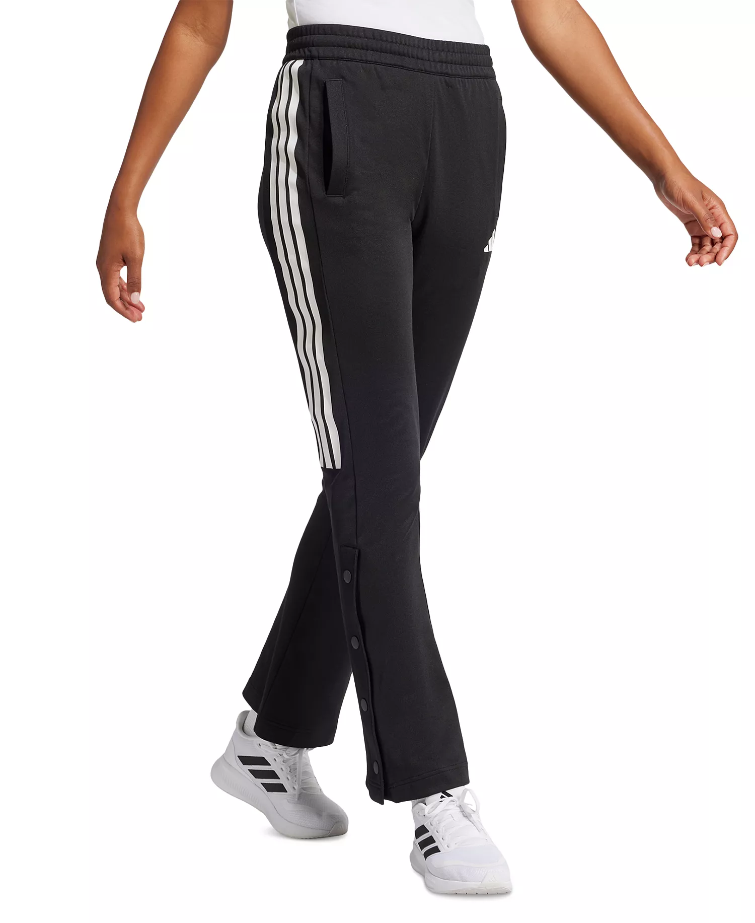 Women's Iconic 3-Stripes Track Pants - Black/white - S