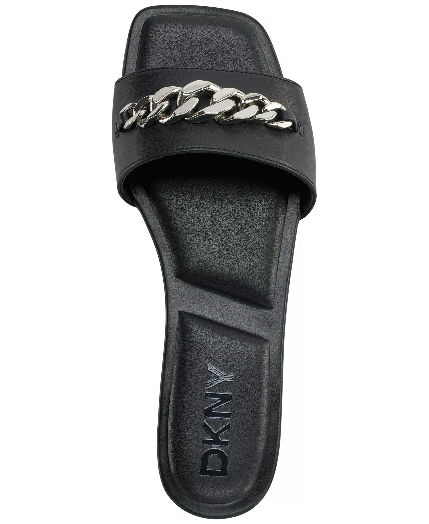 Women's Dania Chain Slide Sandals - Black - 10M