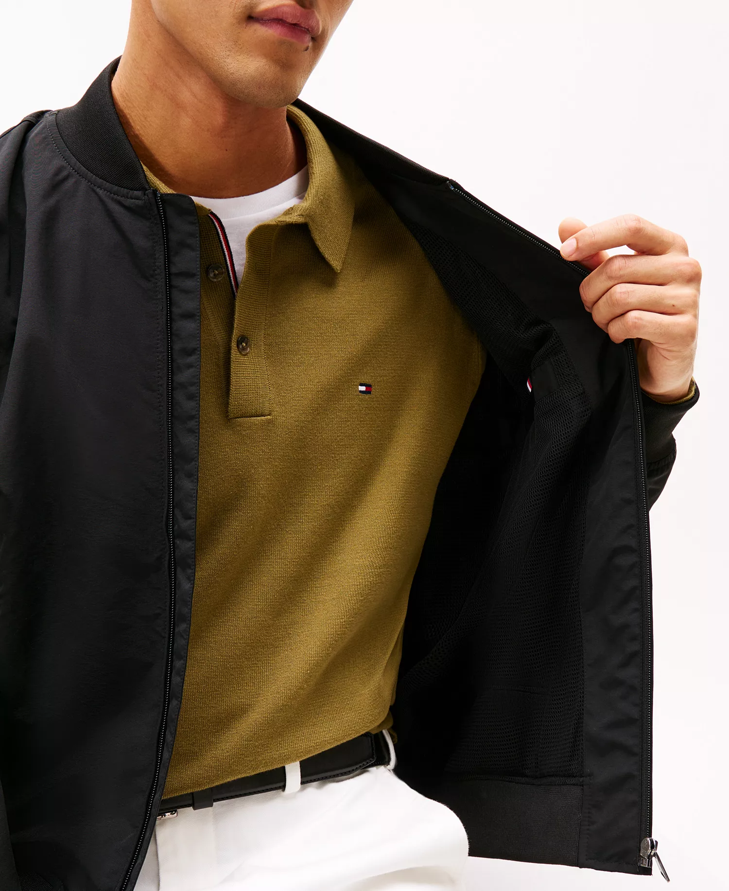 Men's Regatta Bomber Regular Fit Jacket - Black - L
