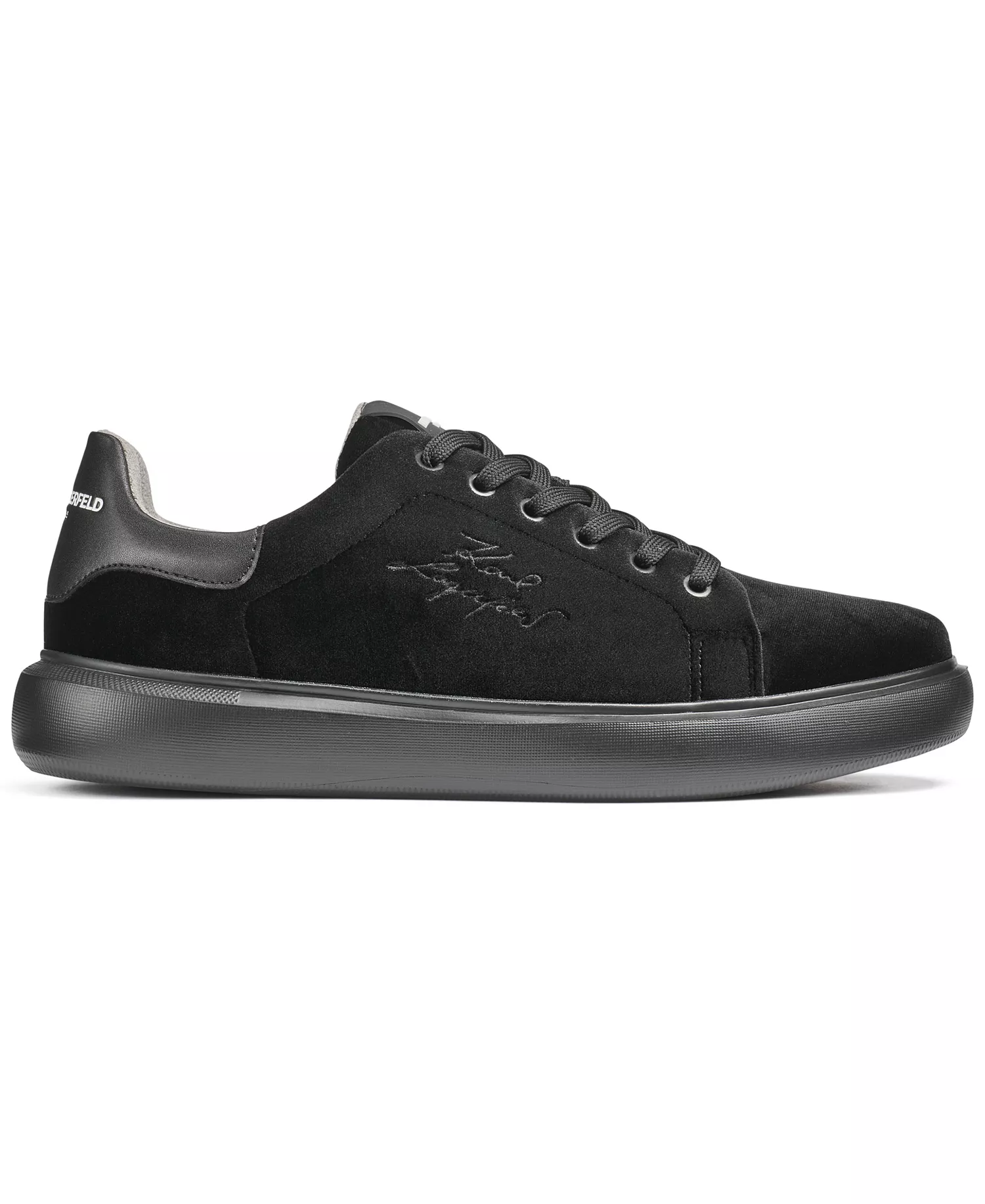 Men's Round Toe Sneakers - Black - 10.5M