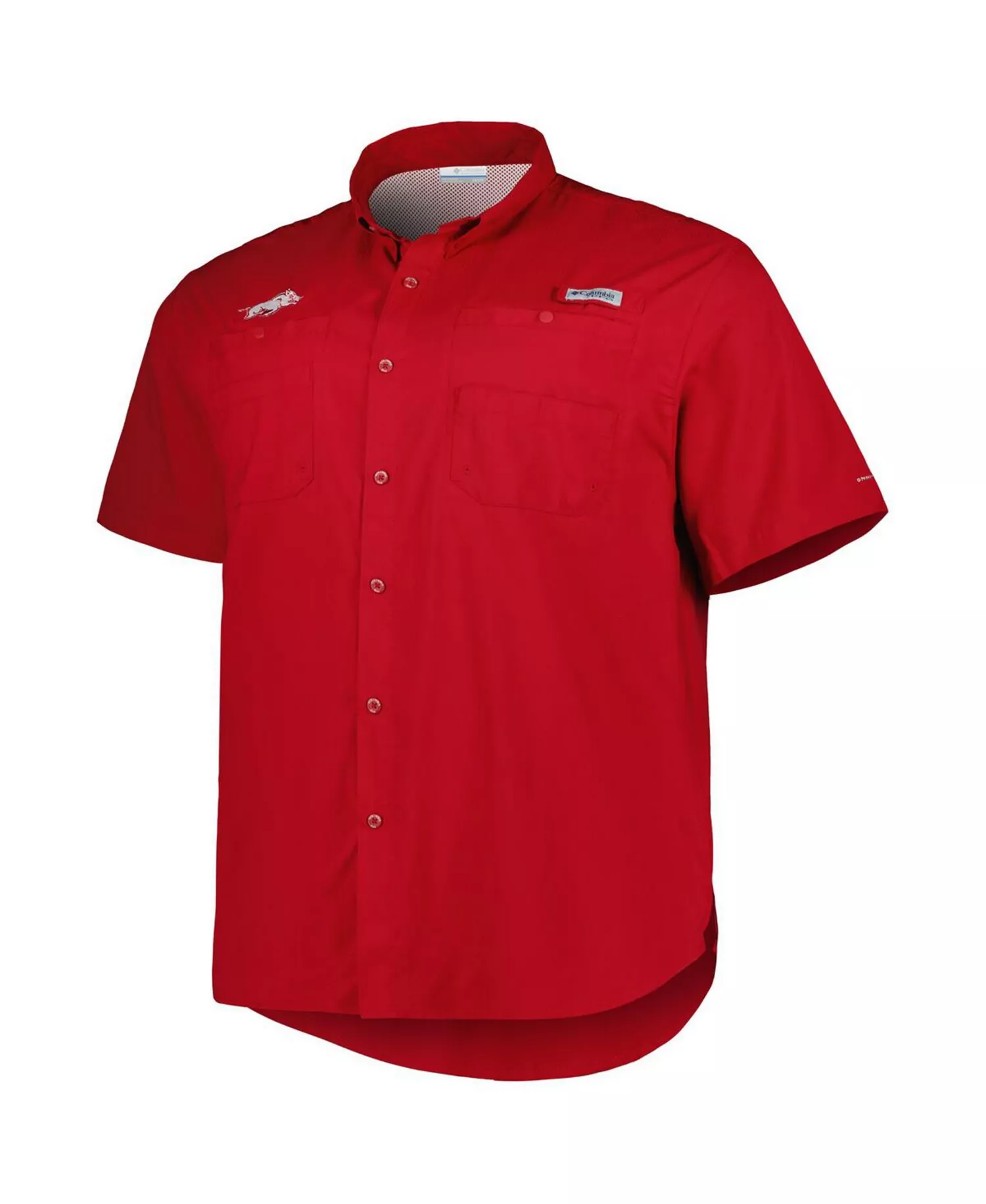 Men's Cardinal Arkansas Razorbacks Big and Tall Collegiate Tamiami Button-Down Shirt - Cardinal - 2XT