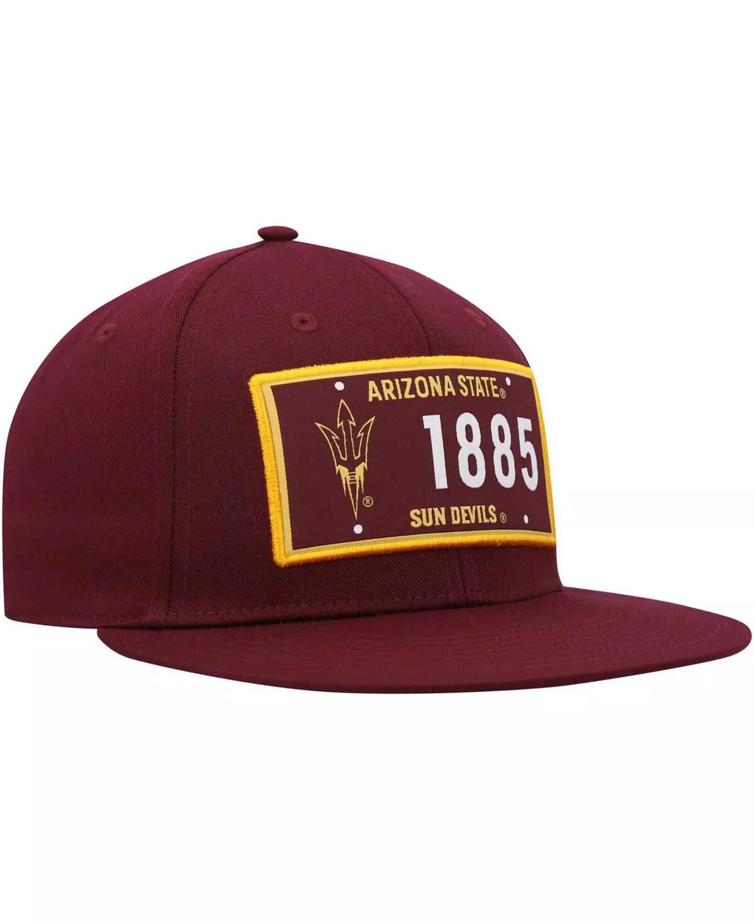 Men's Maroon Arizona State Sun Devils Established Snapback Hat - Maroon - One Size Fits All
