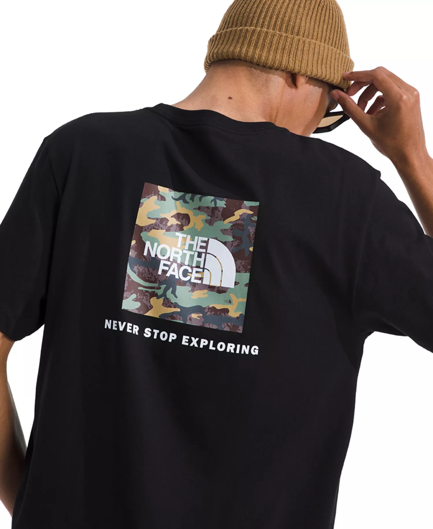 Men's Evolution Box Camo Fill Short Sleeve Graphic T-Shirt - Black - XS