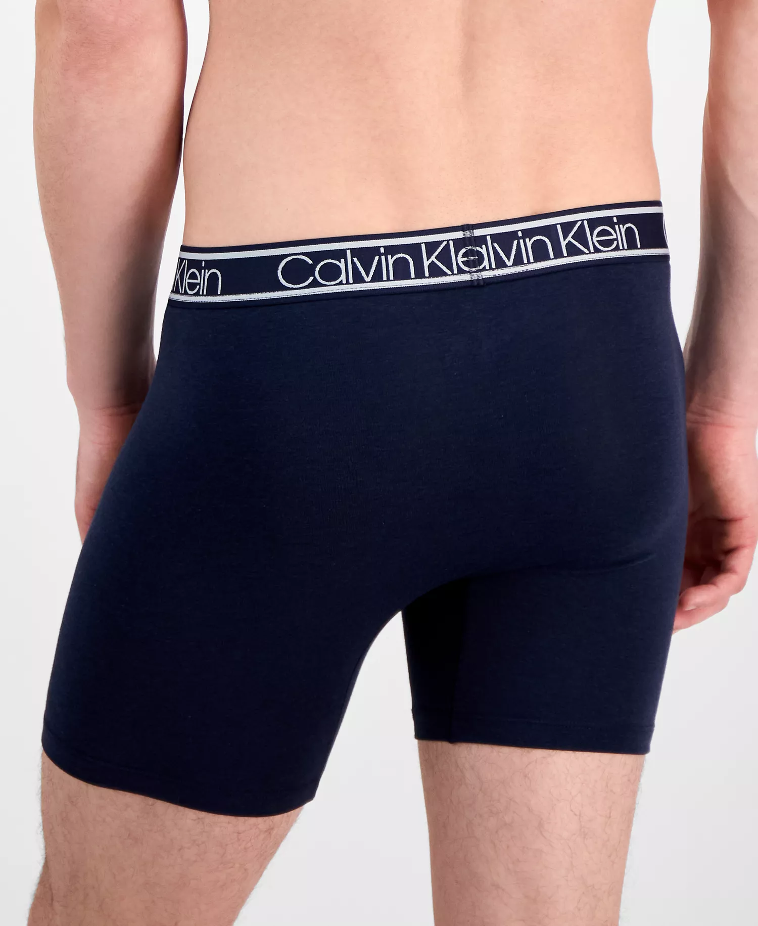 Men's 3pk. Comfort Logo Boxer Briefs - Black - L
