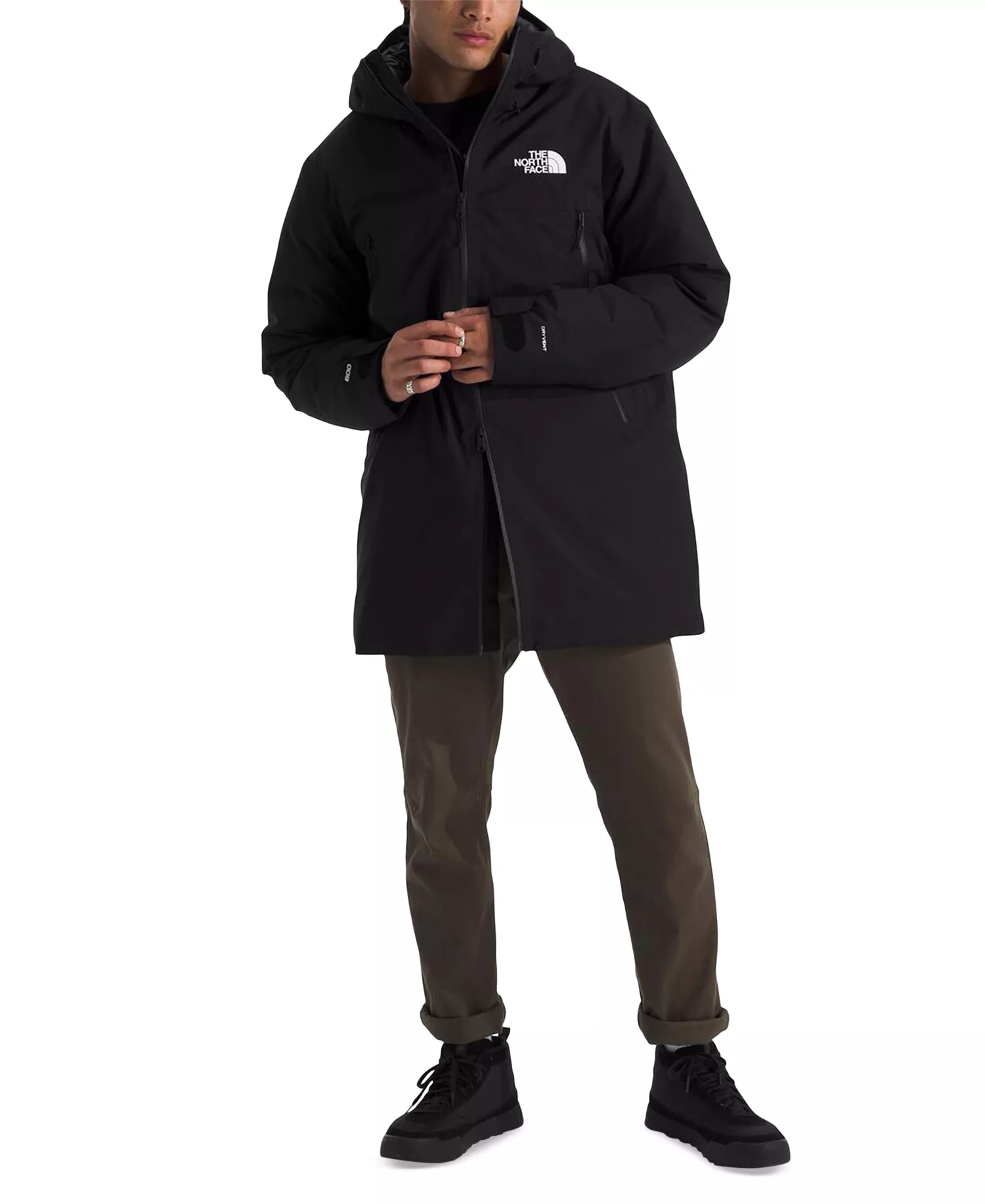Men's Mountain Range Down Parka Jacket - Tnf Black - 2XL