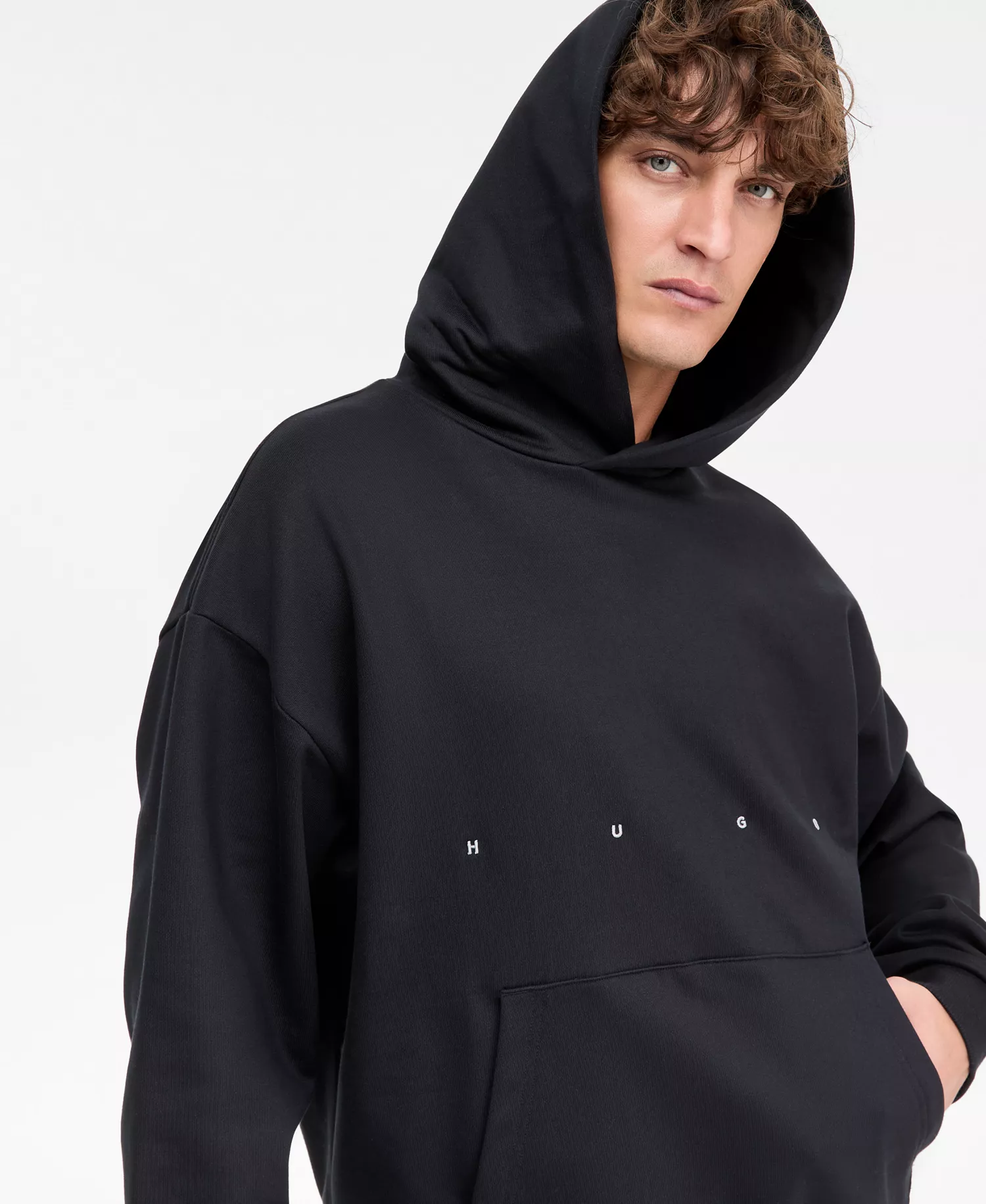 Men's Dabilano Oversized Long-Sleeve Graphic Hoodie - black - L