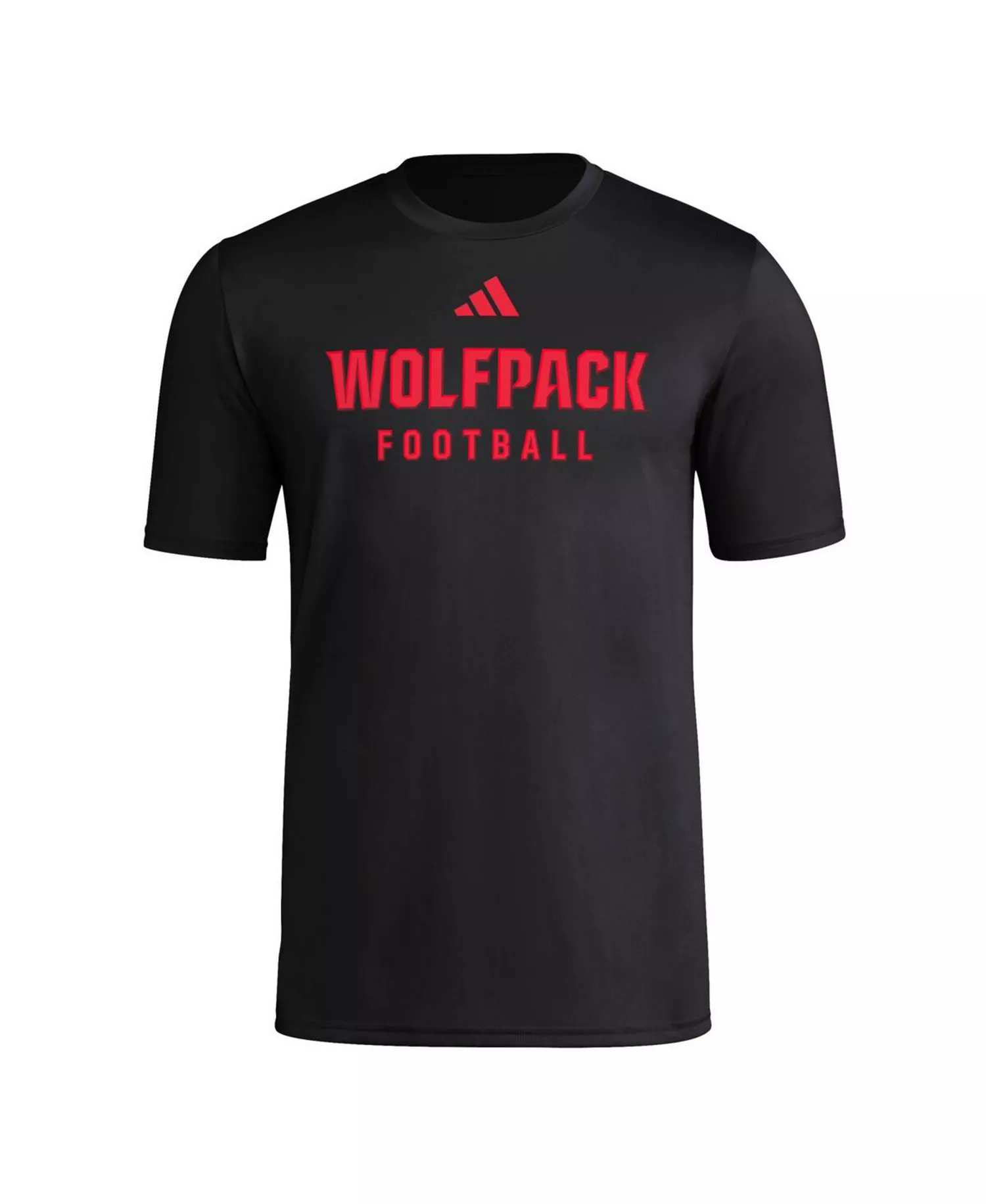 Men's Black NC State Wolfpack Locker Practice Football Pre-Game T-Shirt - Black - L