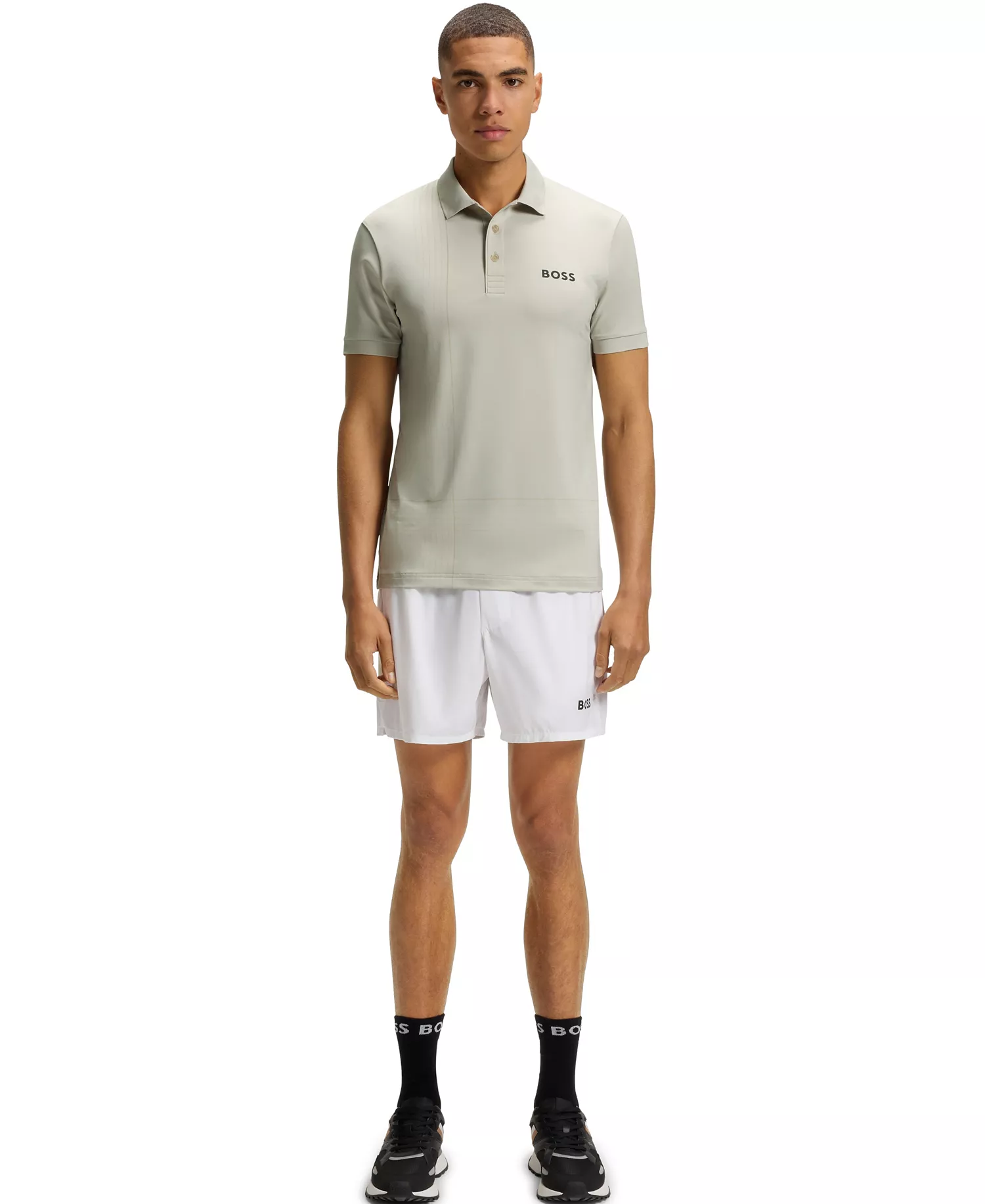 Men's Active Quick-Dry Polo Shirt - Open Beige - L