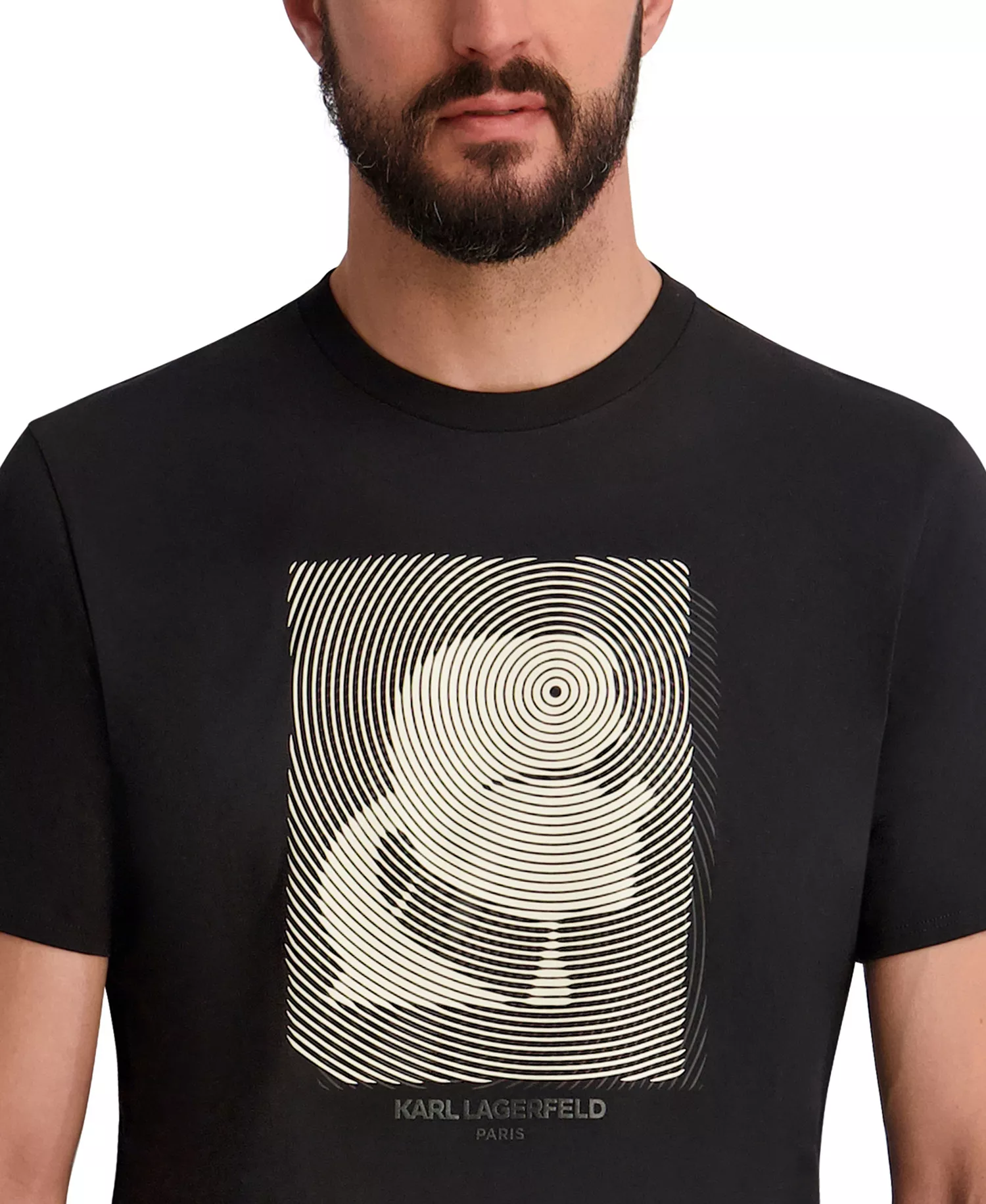 Men's Karl In a Trance T-Shirt - Black - 2XL