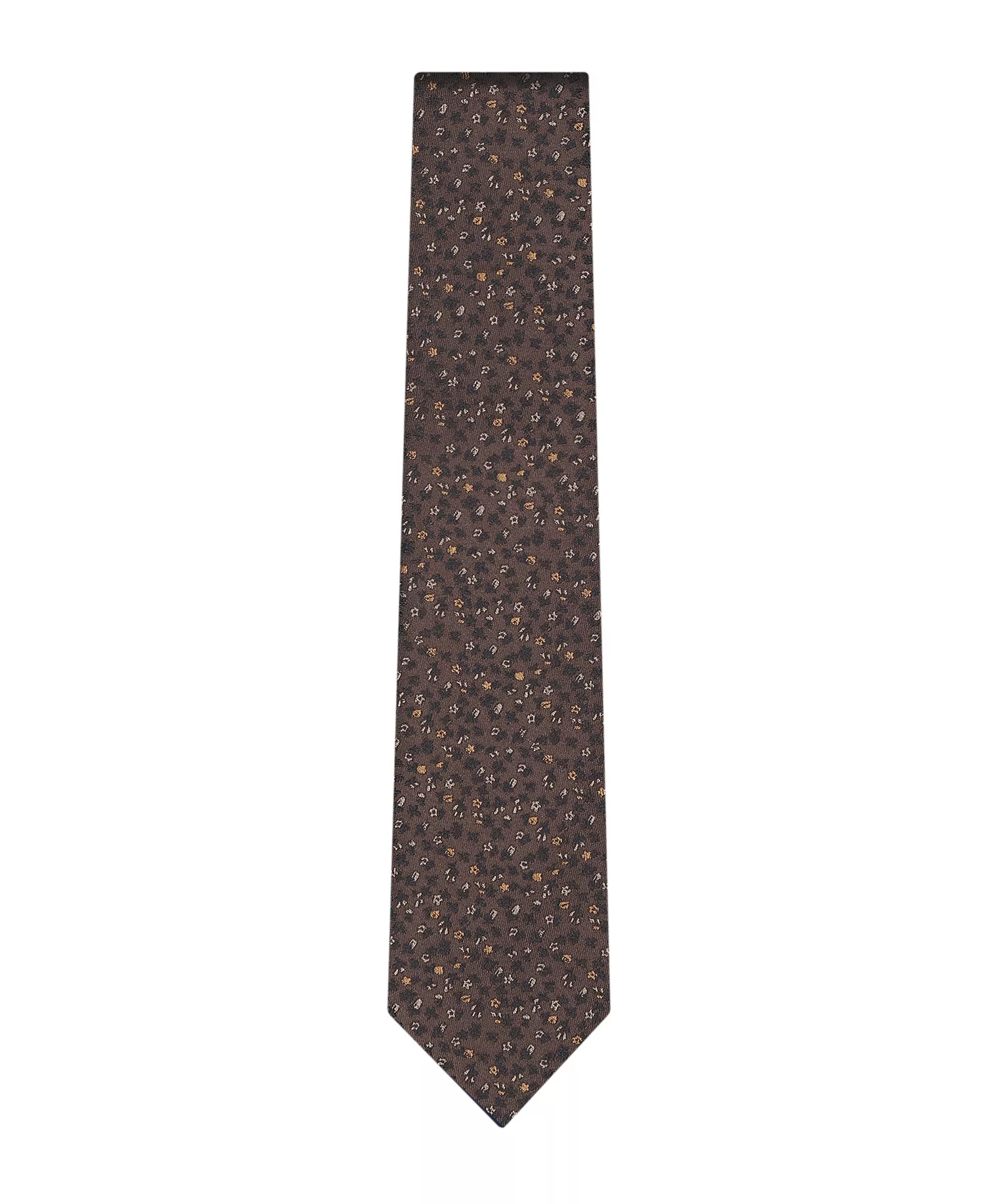 Men's Harmony Floral Tie - Brown - ONE SIZE