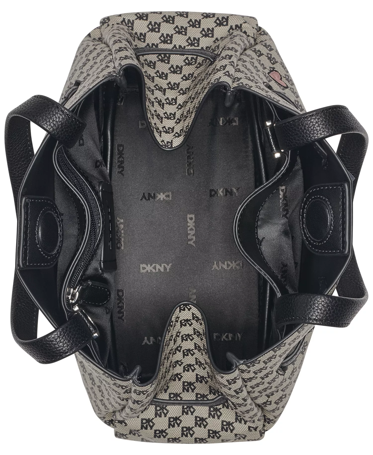 Bryar Small Crossbody Satchel Bag - Black Logo/Black - No Size