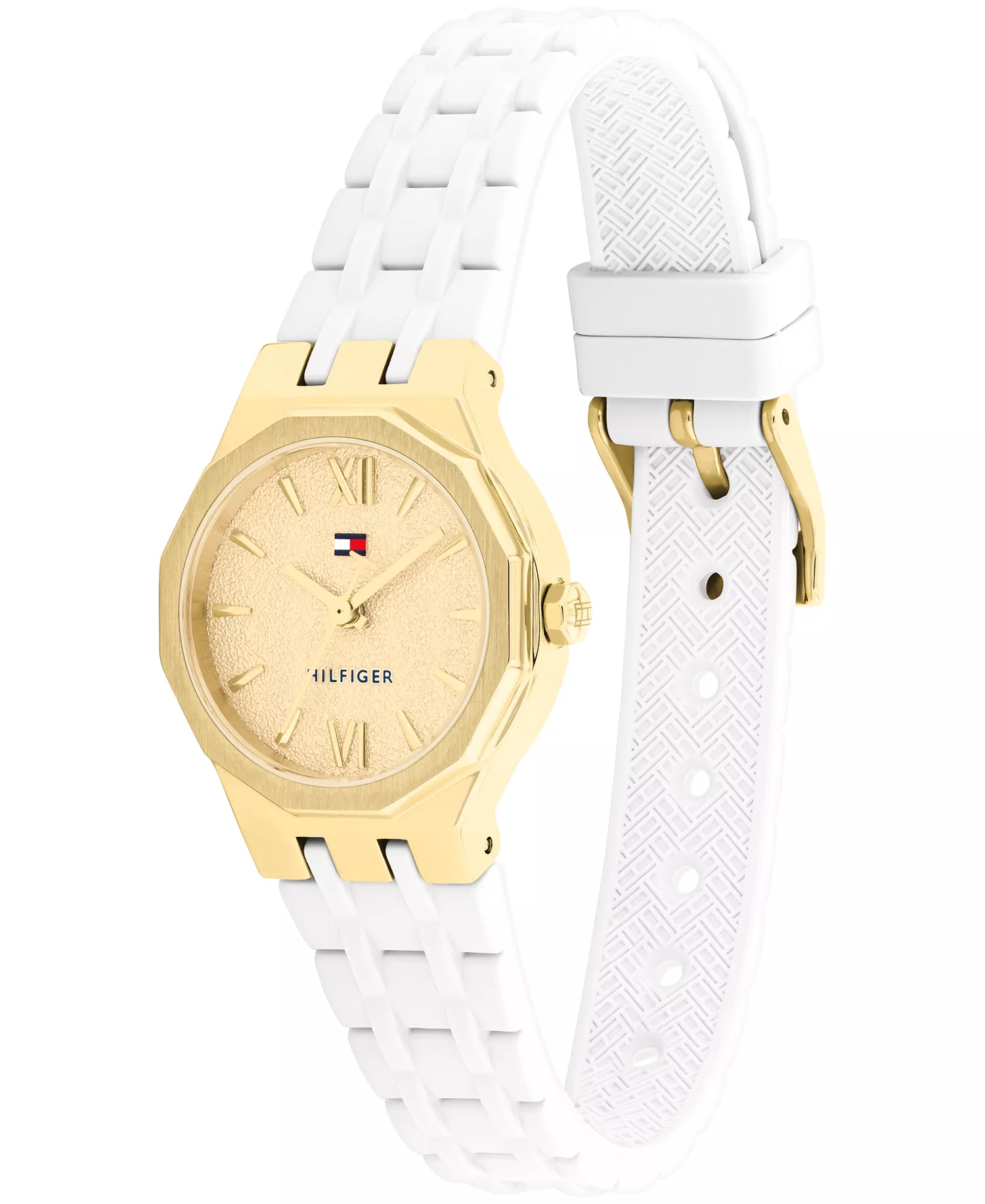 Women's Quartz White Silicone Strap Watch, 25mm - White - NO SIZE