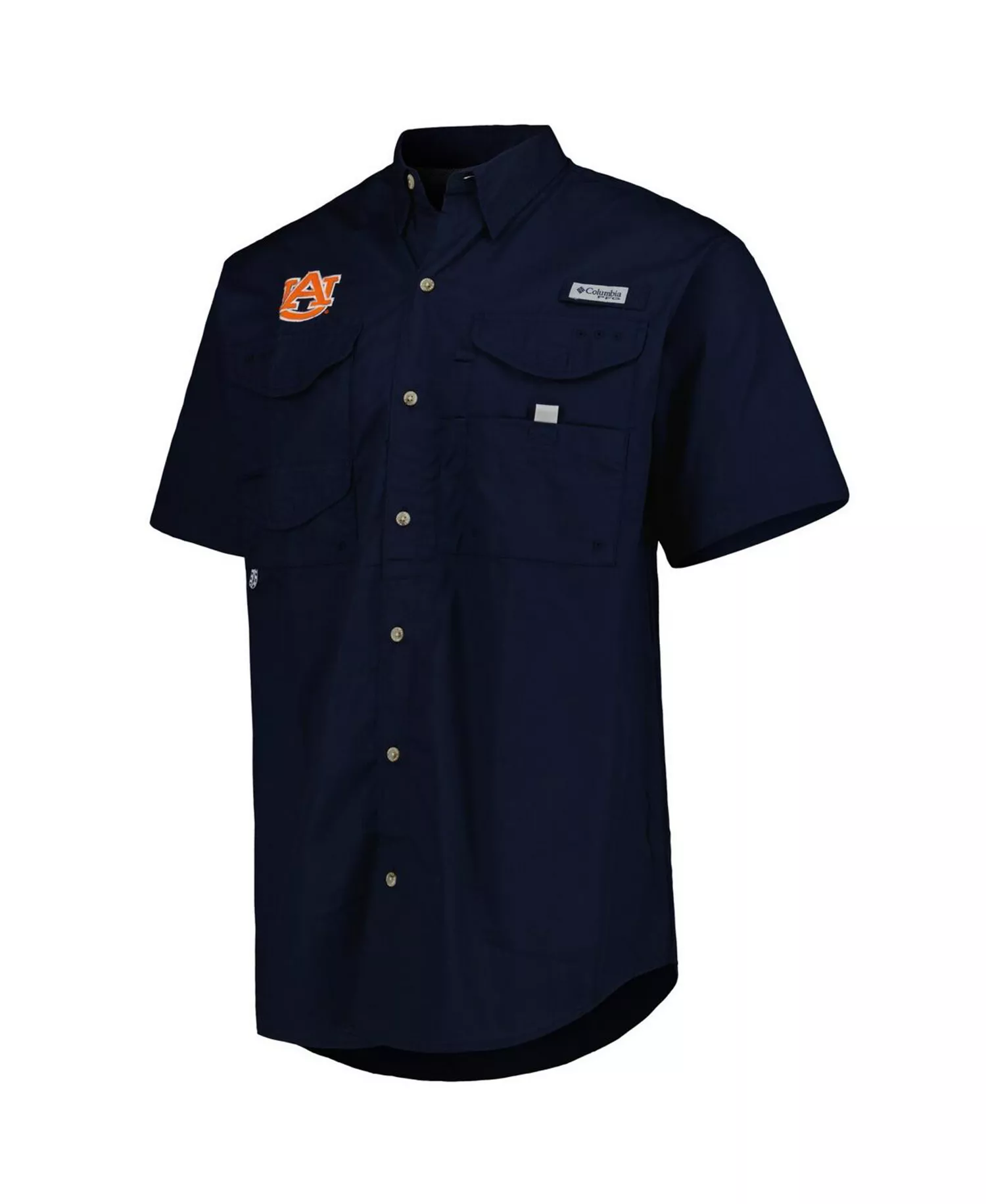 Men's Navy Auburn Tigers Bonehead Button-Up Shirt - Navy - L