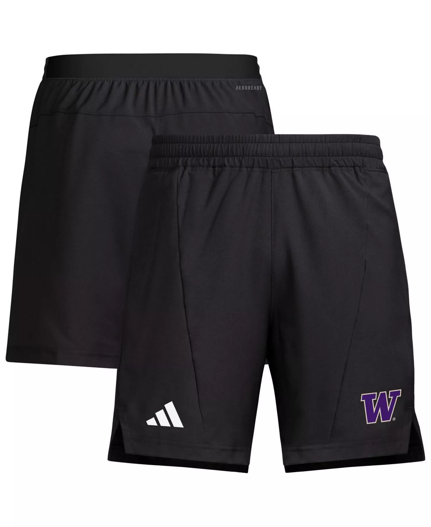 Men's Black Washington Huskies Program Woven Training Shorts - Black - M