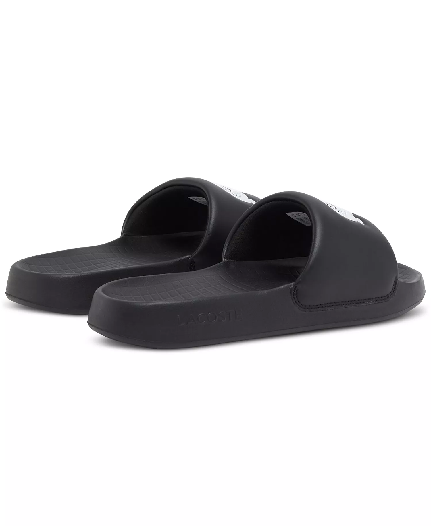 Men's Logo Serve Slides 1.0  - Black/White - 10M