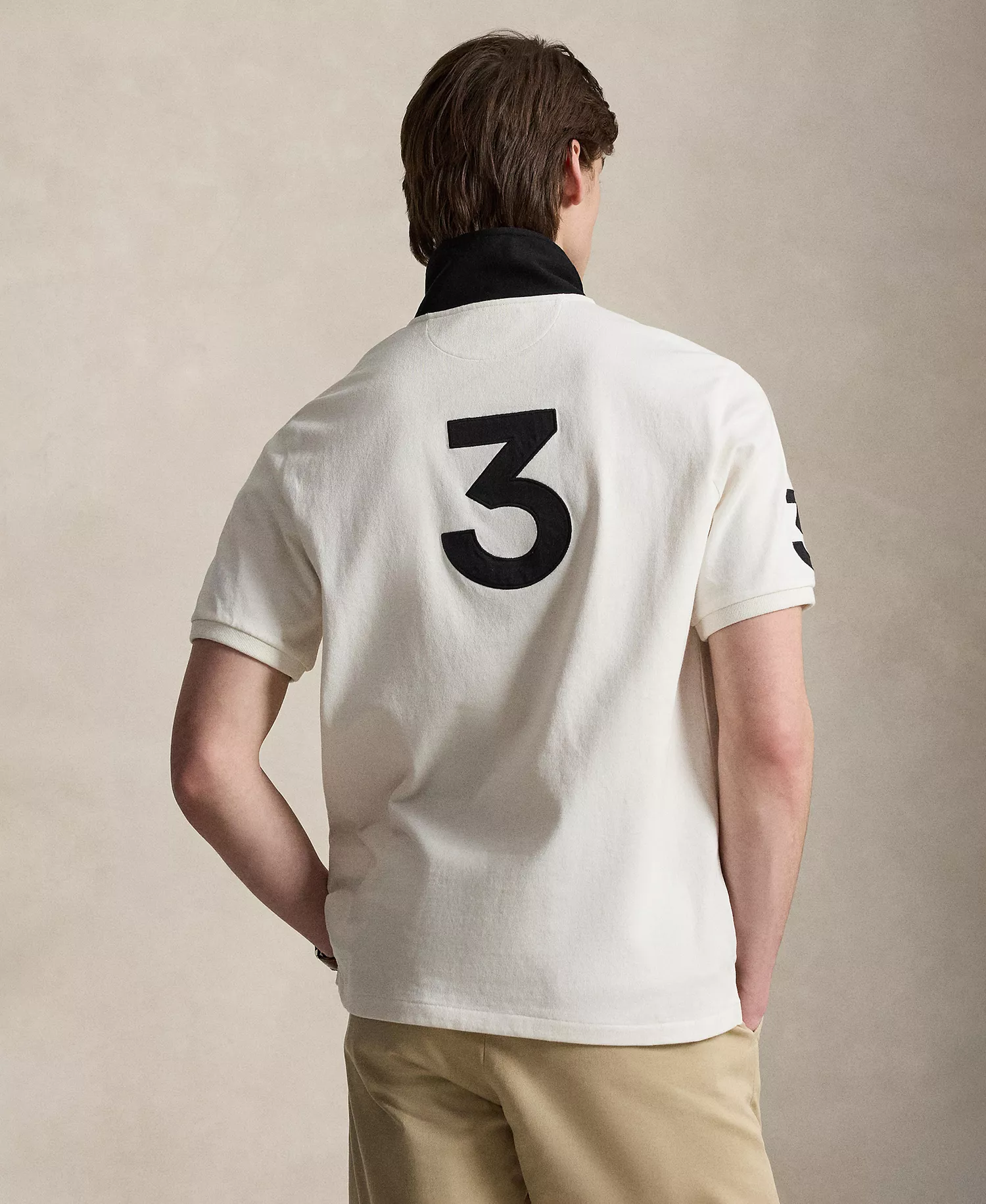 Men's Classic-Fit Crest Jersey Polo Shirt - Nevis/Polo Black - 2XL