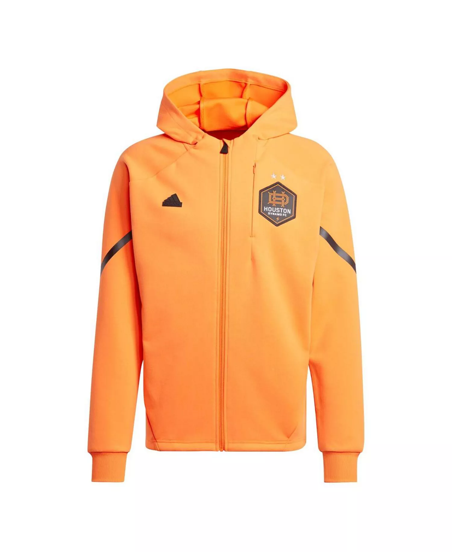 Men's Orange Houston Dynamo FC 2024 Anthem Travel Raglan Sleeve Full-Zip Jacket - Orange - L