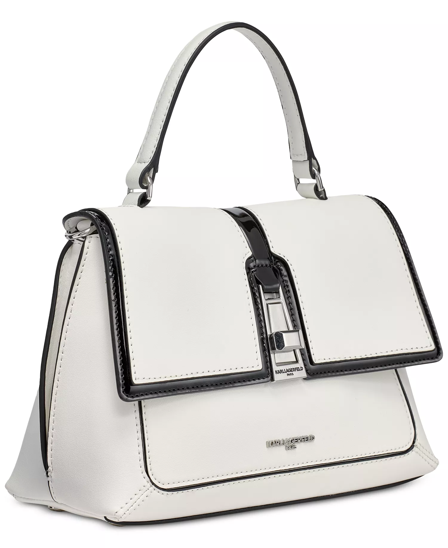 Mercerie Leather Crossbody  - White/black 1 - NO SIZE