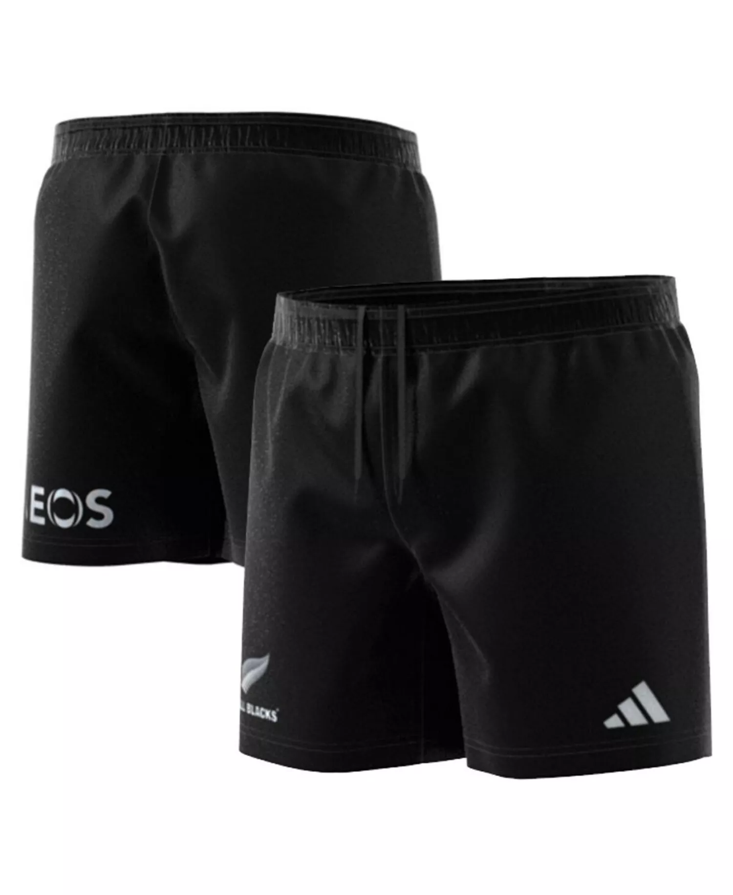 Men's Black New Zealand Rugby 2024/25 Home Training Shorts - Black - S