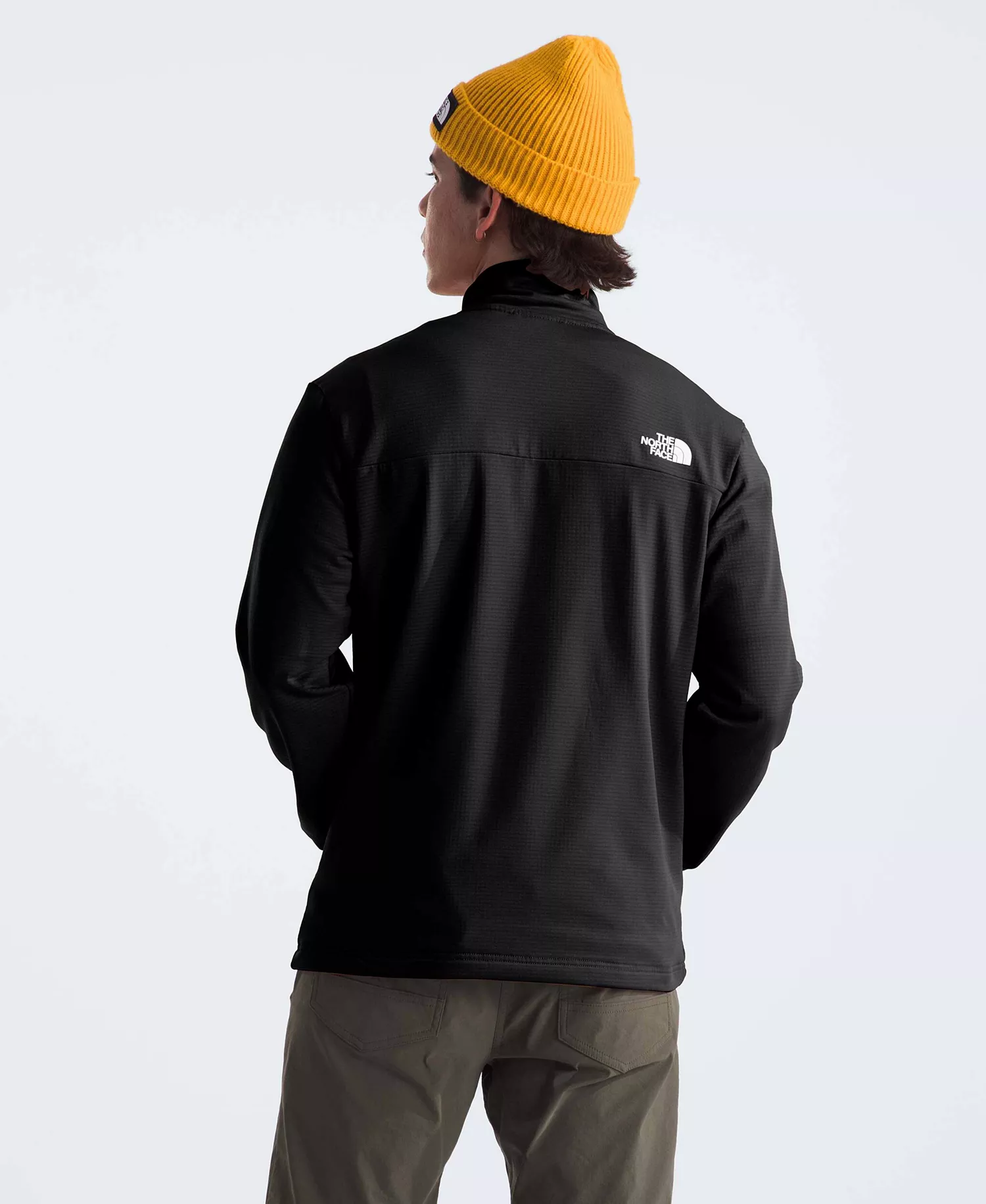 Men's Cedar Trail Grid Fleece Full Zip Jacket - Black - 2XL