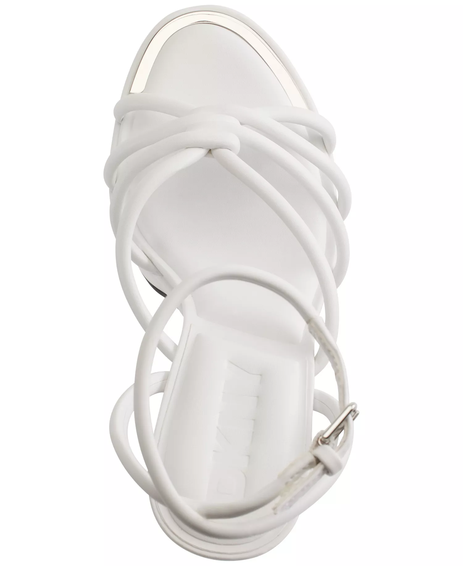 Women's Delicia Strappy Knotted Platform Sandals - Bright White - 10M