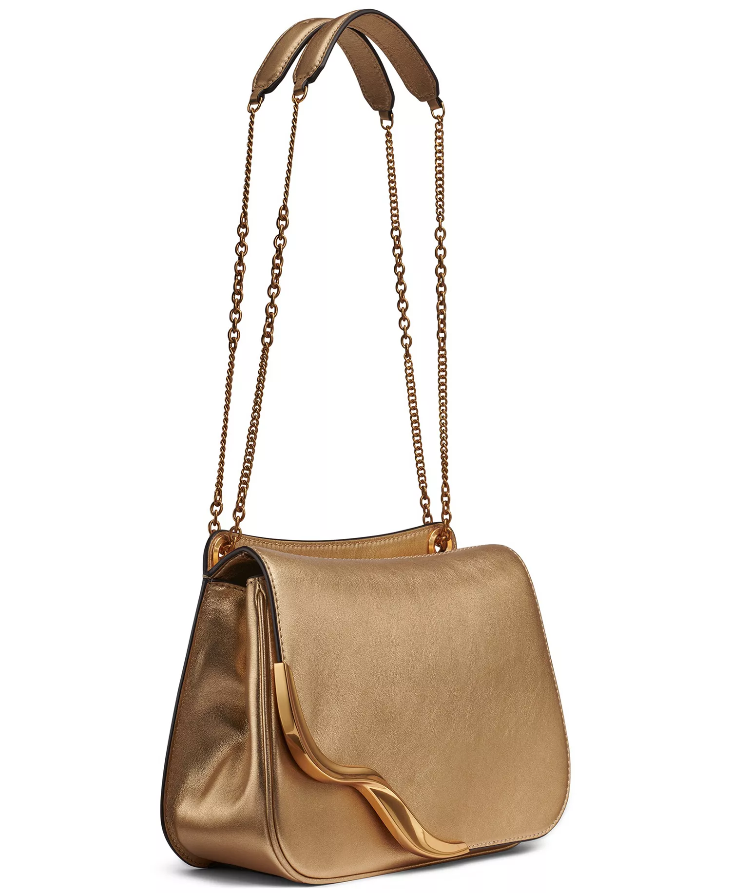 Malverne Metallic Crossbody Bag - Gold - NO SIZE
