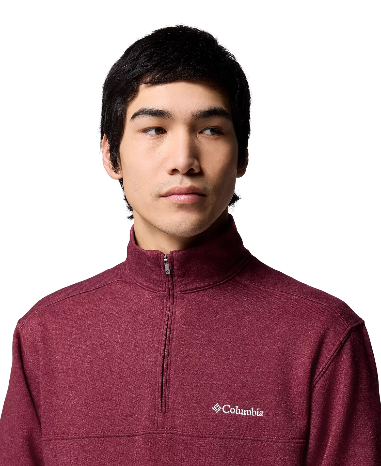 Men's Hart Mountain Half Zip Fleece Sweatshirt - Delta heather - L