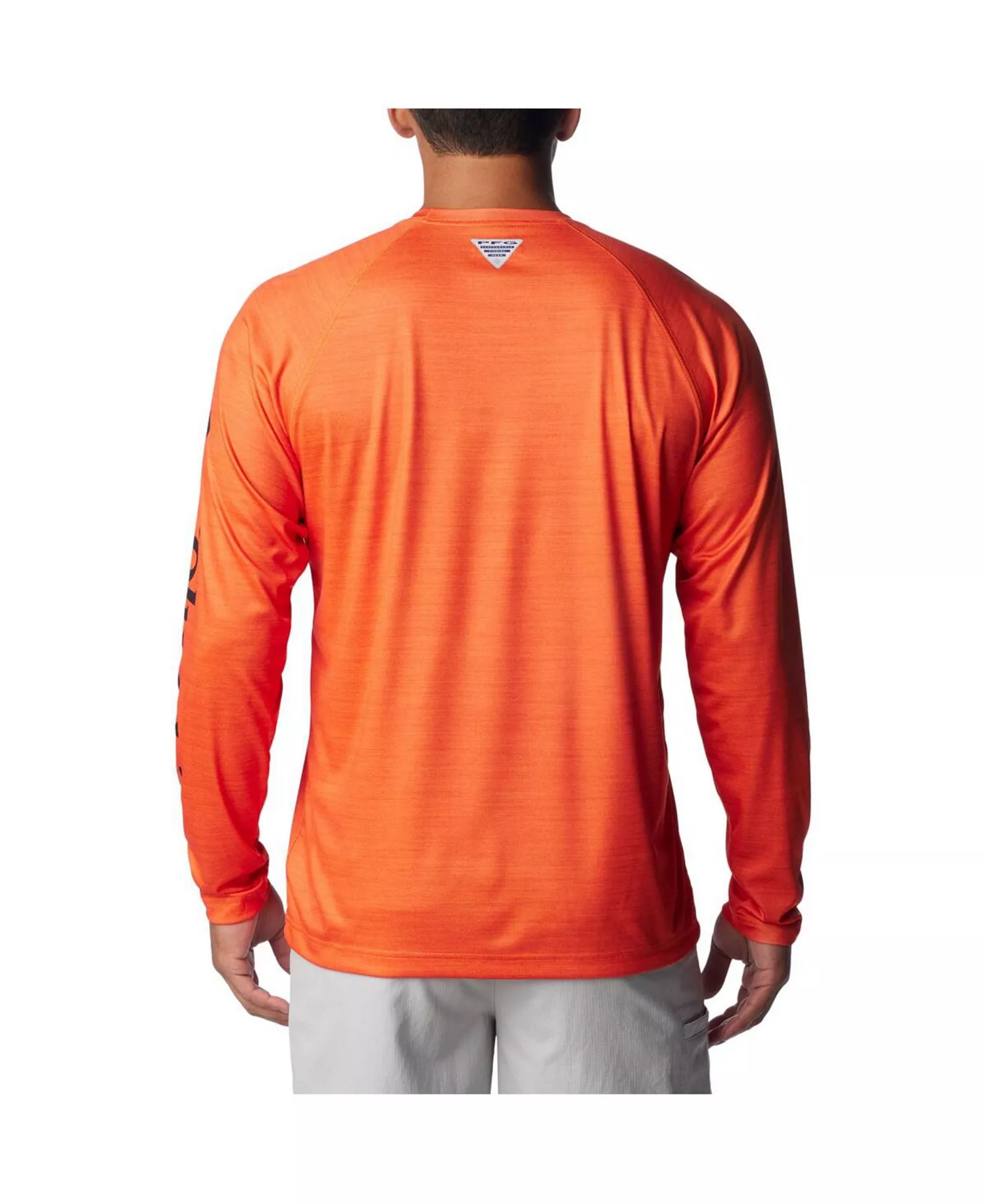 Men's Orange Oregon State Beavers PFG Terminal Tackle Omni-Shade Raglan Long Sleeve T-shirt - Orange - XL