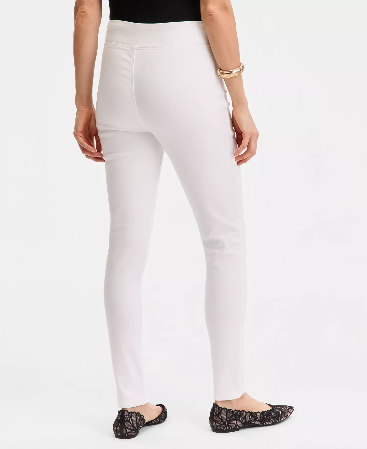 Women's Pull-On Skinny Jeans, Macy's Exclusive - Bright White - 0