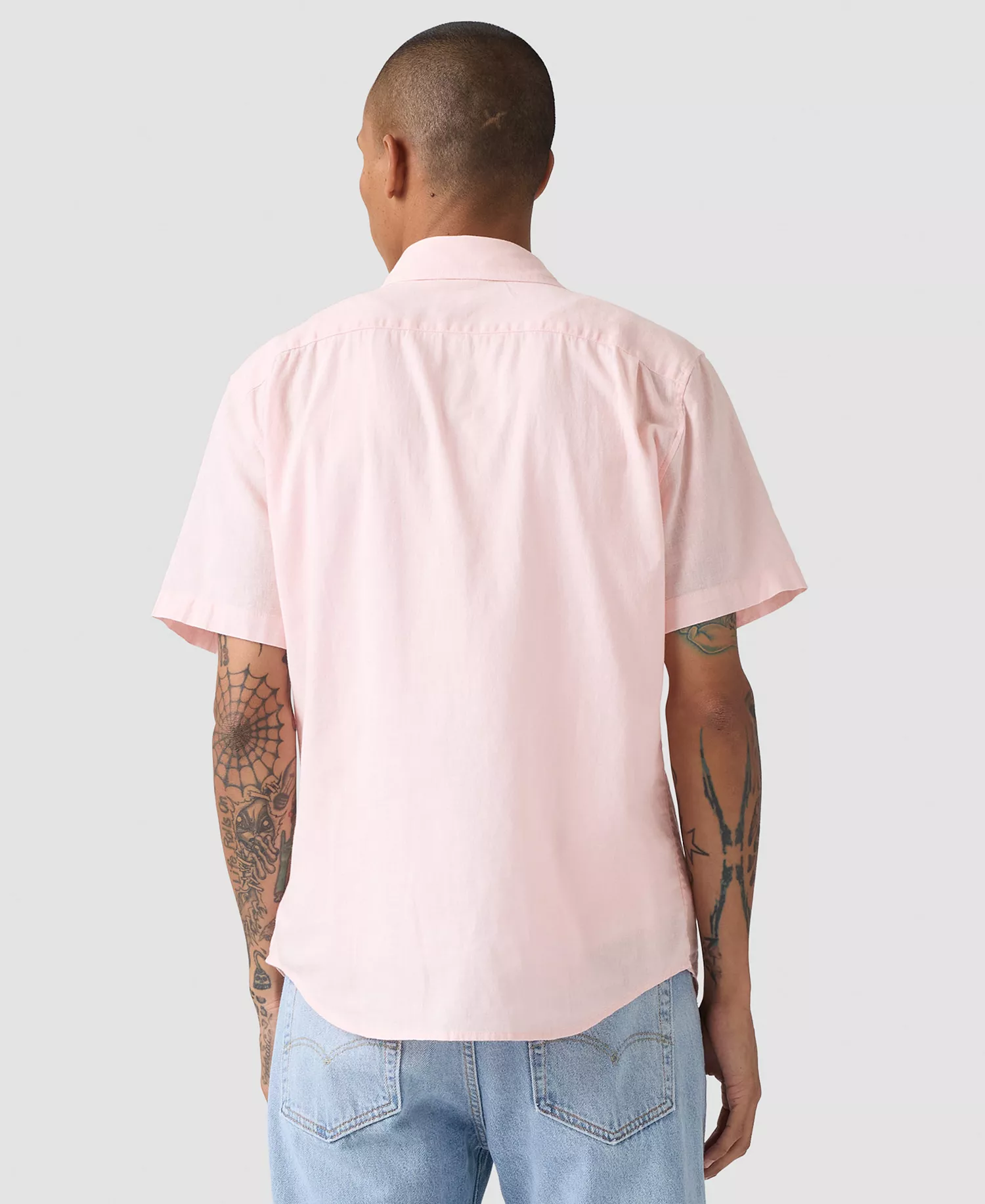 Men's Classic Pocket Short-Sleeve Regular-Fit Shirt - Au Naturel - 2XL