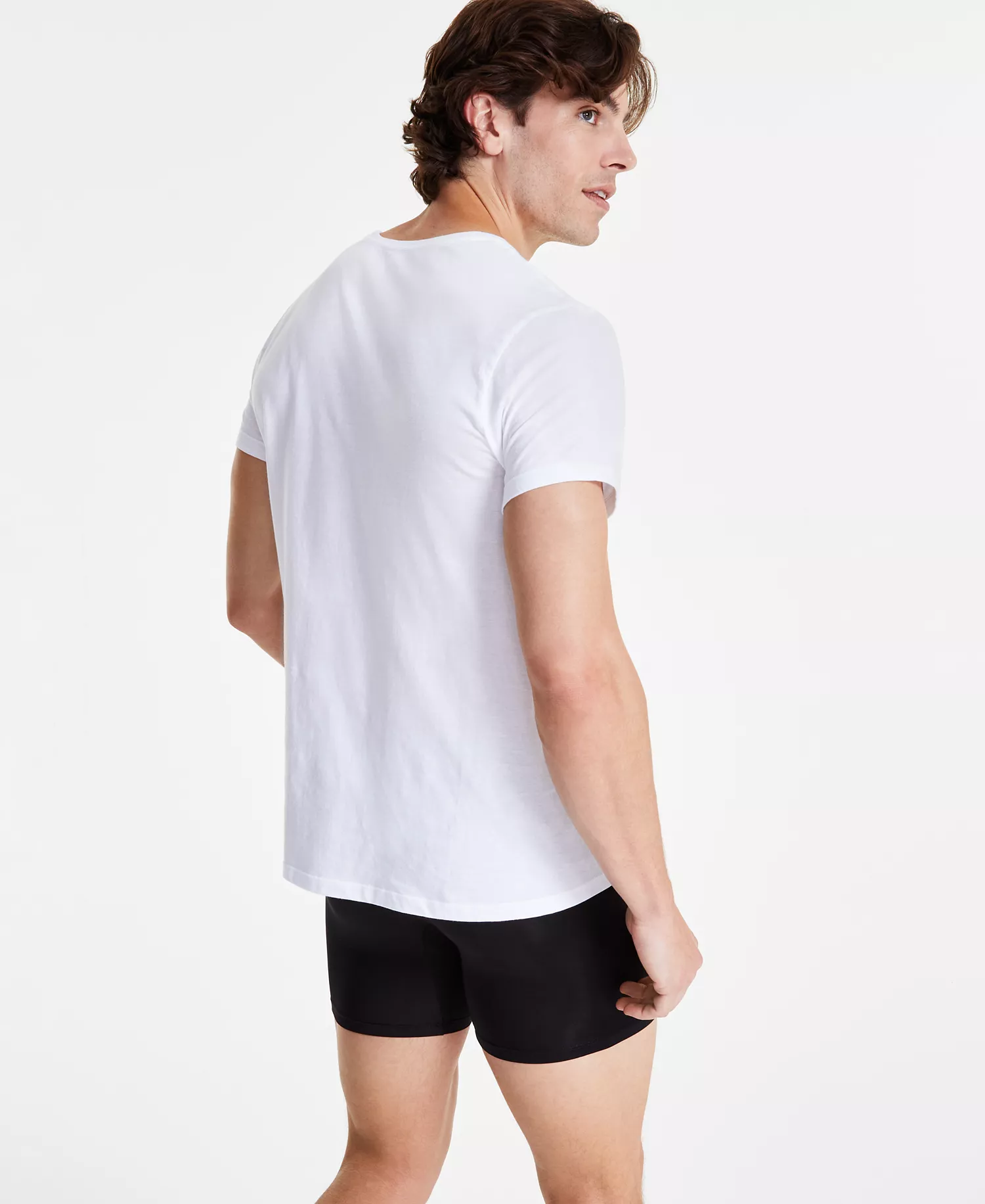 Men's 5-Pack Cotton Classics Crewneck T-Shirts & 3-Pack Stretch Boxer Briefs