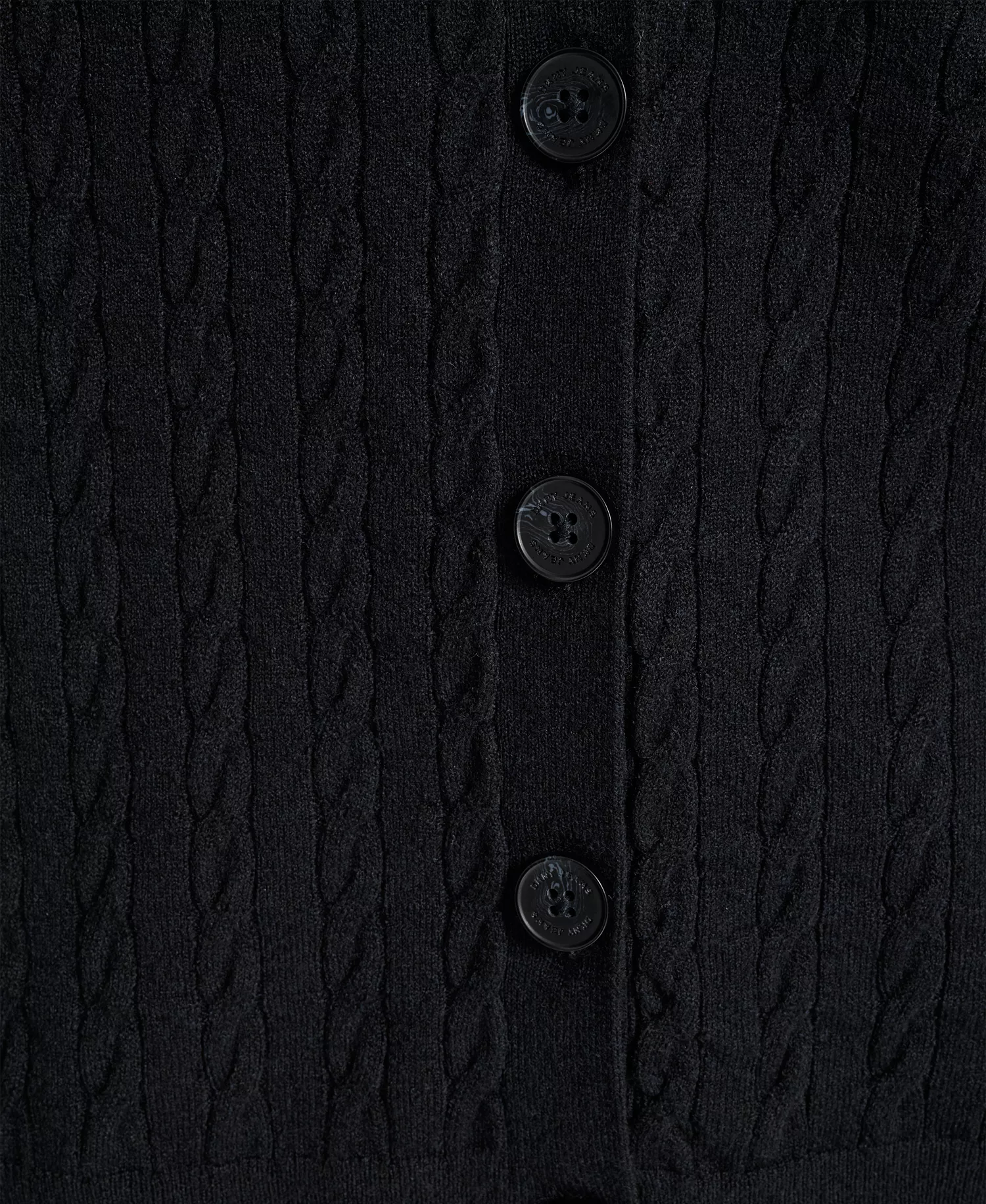 Women's V-Neck Boxy Cardigan Sweater - Black - XL