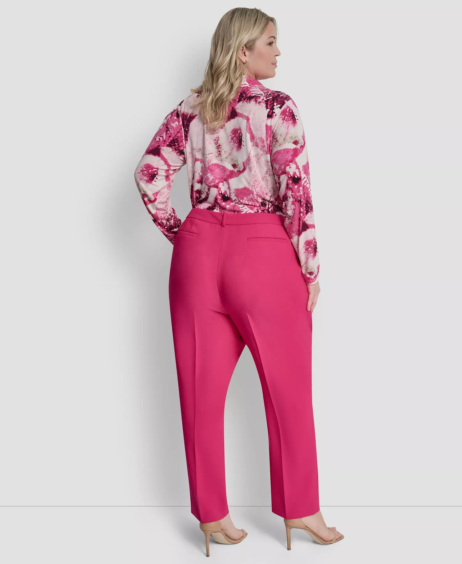 Plus Size Essex Ankle Pants - Hot Pink - 14W