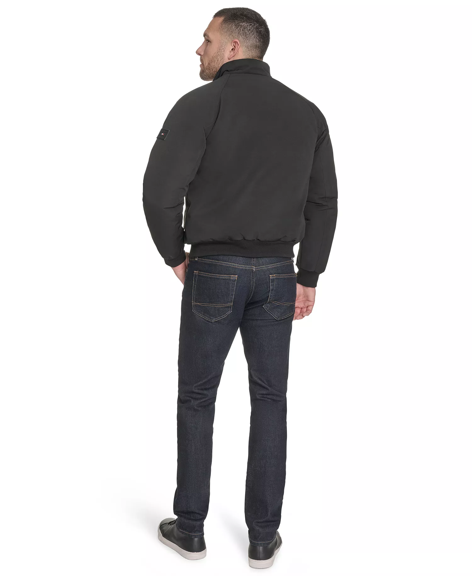 Men's New Modern Bomber - Black - 2XL