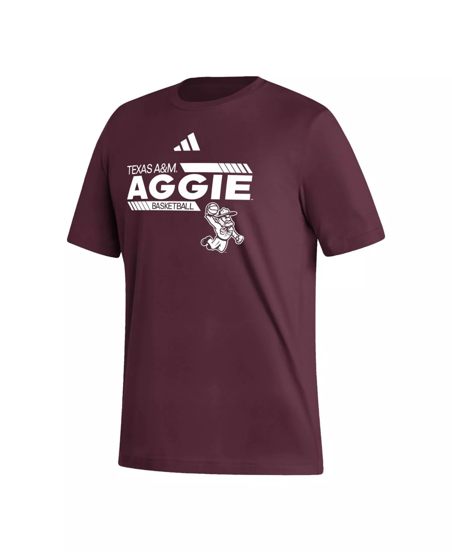 Men's Maroon Texas A&M Aggies Ol' Sarge Basketball T-Shirt - Maroon - L