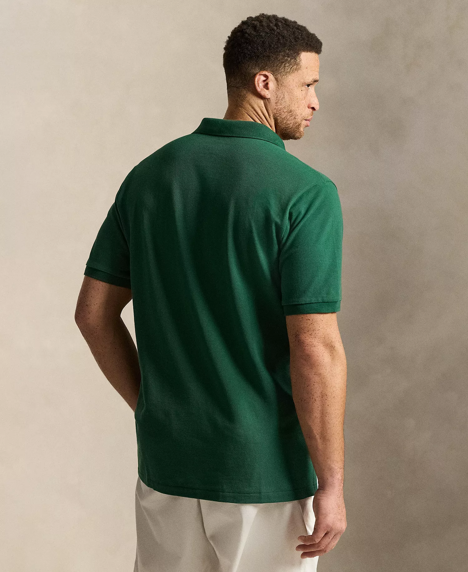 Men's Big & Tall Polo Bear Mesh Polo Shirt - New Forest - Society Bear - 2LT