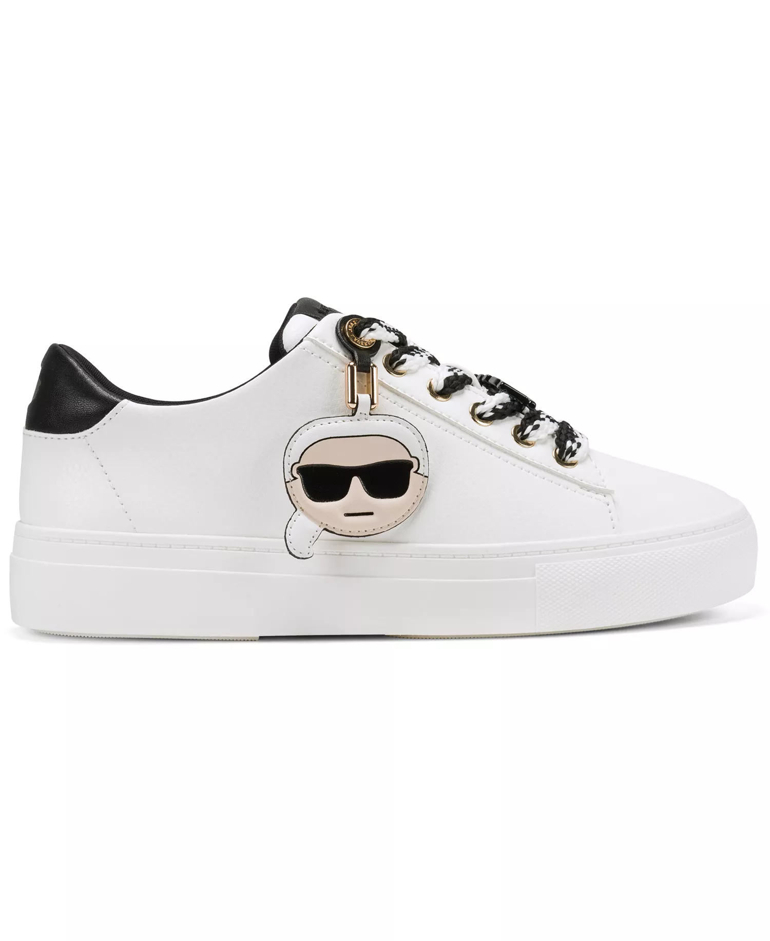 Women's Capree Lace-Up Sneakers - Bright White/Black - 10