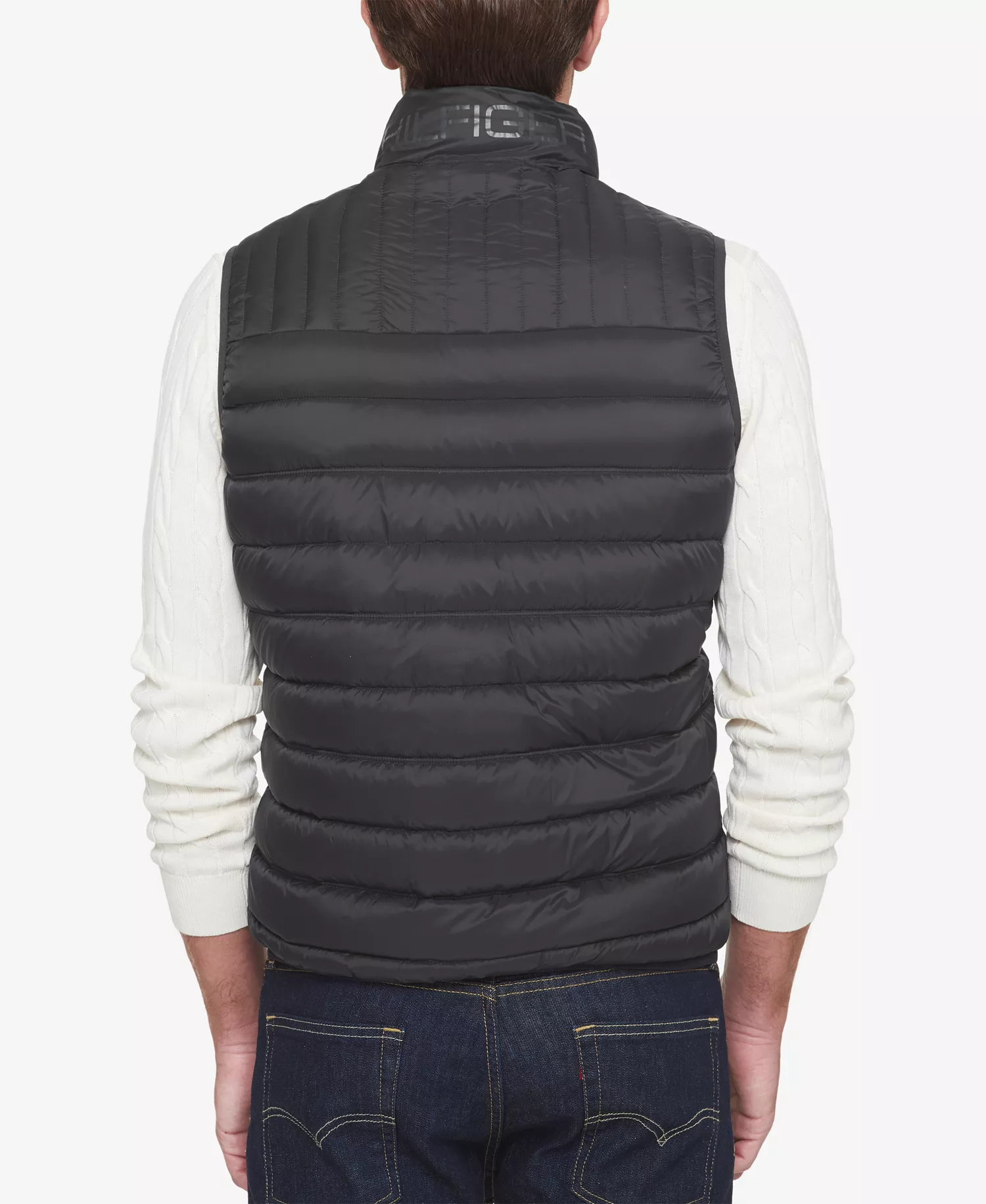 Men's Quilted Vest - Black - 2XL