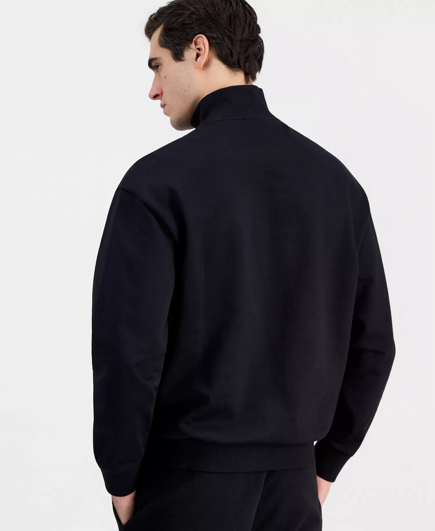 Men's Neeler Quarter-Zip Sweater - BLACK - L