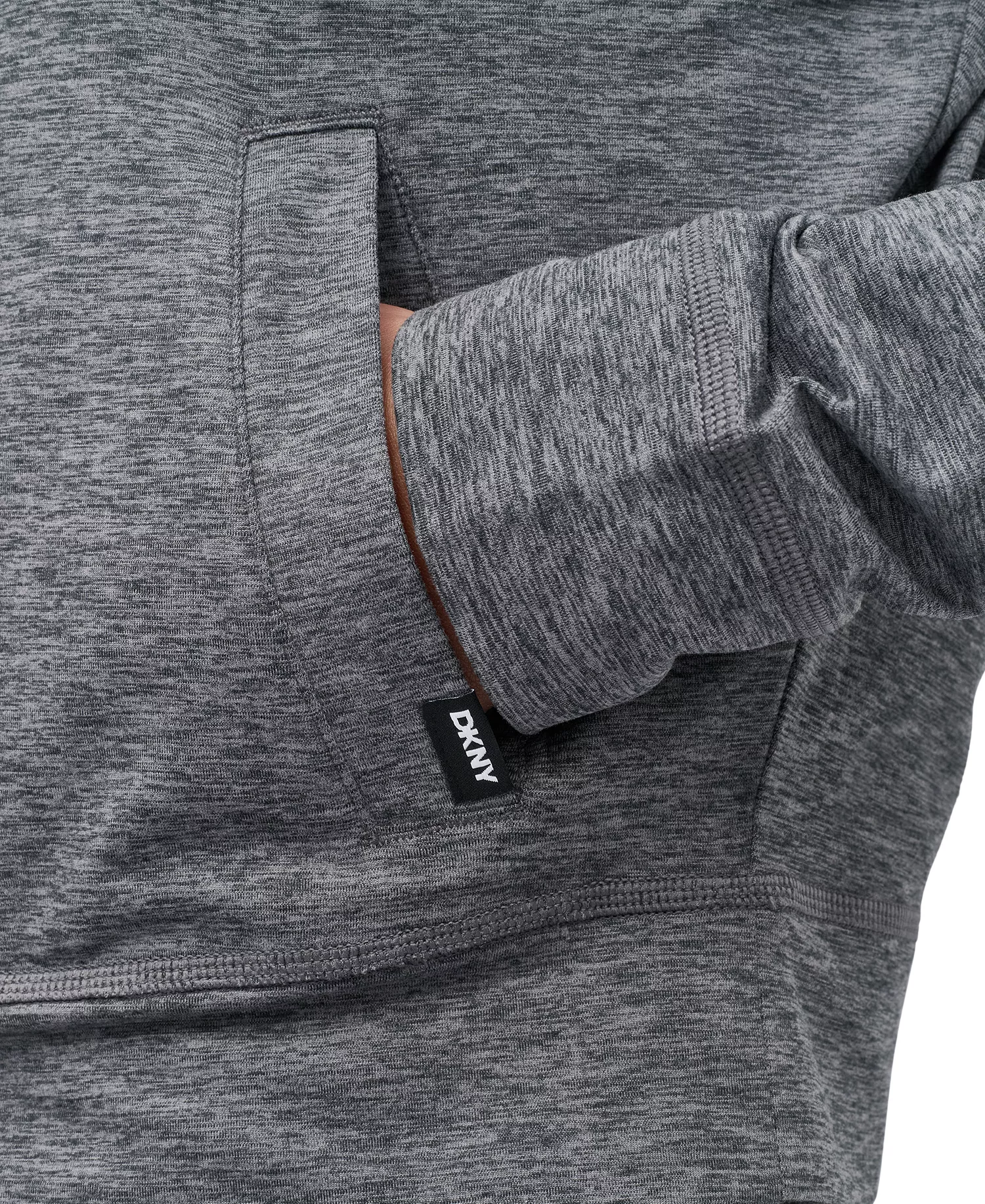 Sport Women's Spacedye Full-Zip Long-Sleeve Hoodie - Black Spacedye - M