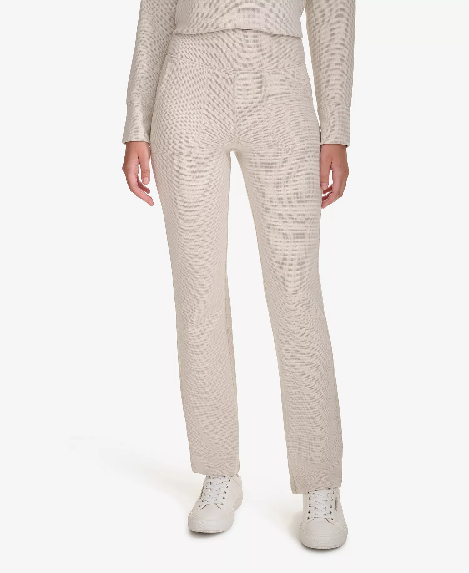 Women's Flare-Leg High-Waist Pants - Chalk - 2XL